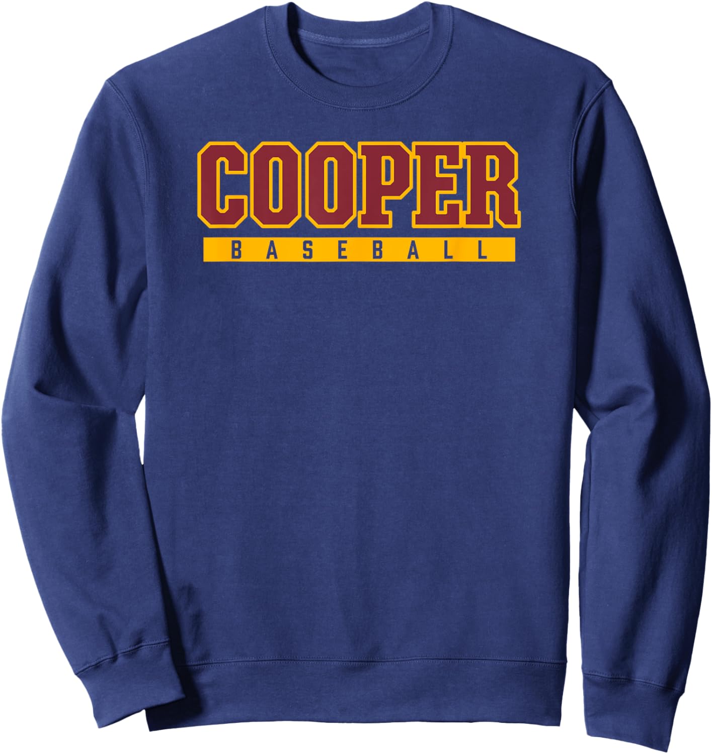 Cooper High School Baseball Sweatshirt - Sweatshirt | Navy