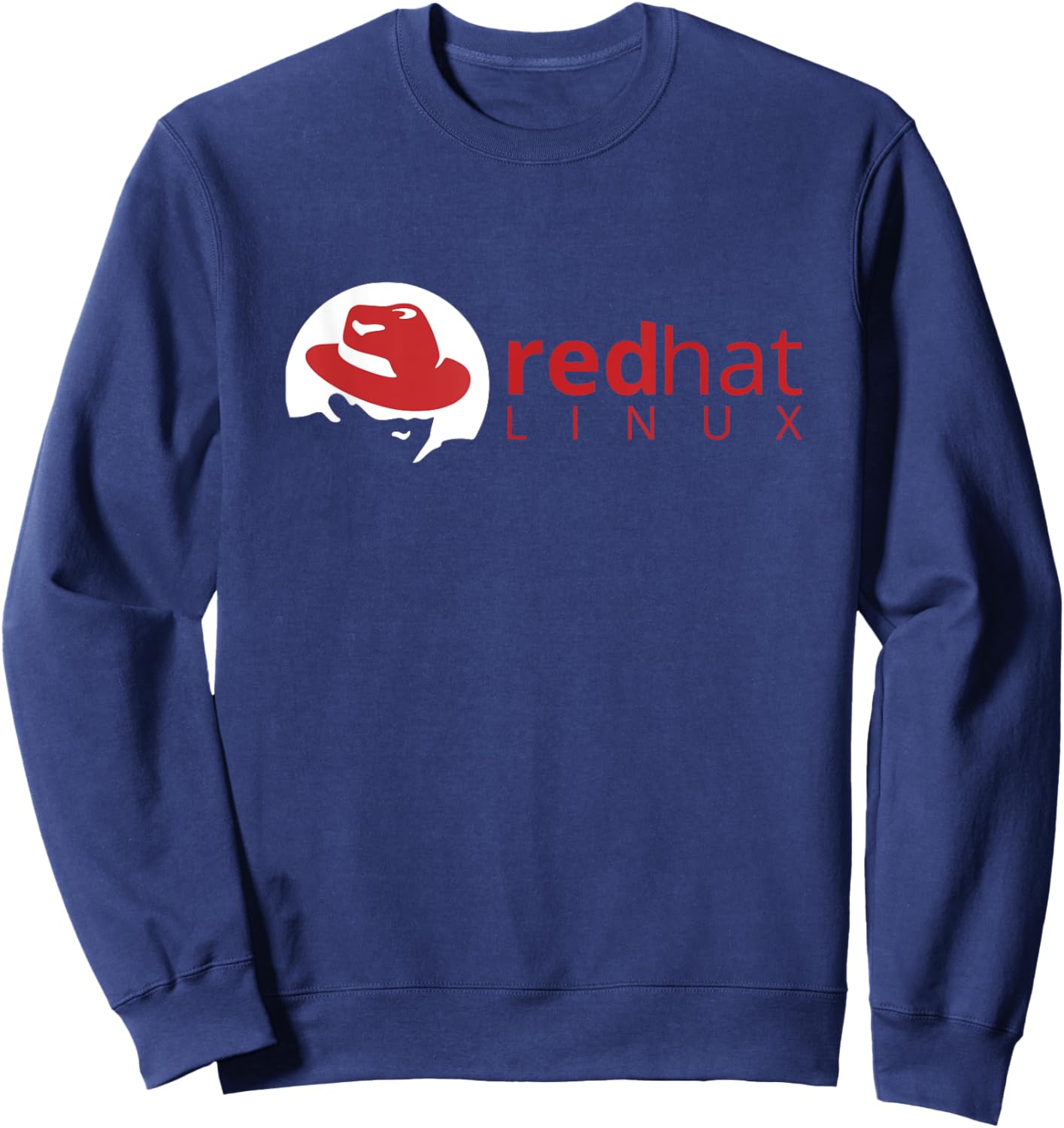 Linux Red Hat Fan Tux Penguin Open Source OS lover Sweatshirt - Sweatshirt | Navy