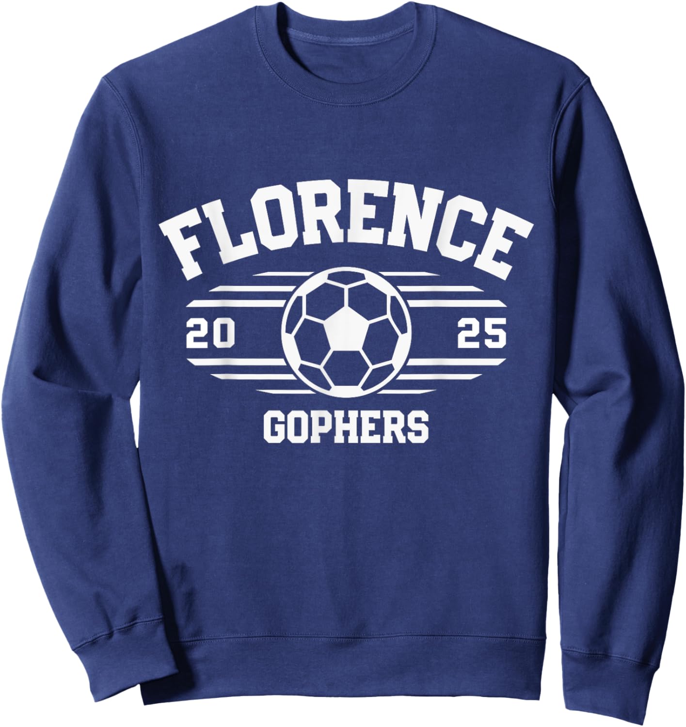 Florence Gophers Soccer Ball 2025 Sweatshirt - Sweatshirt | Navy