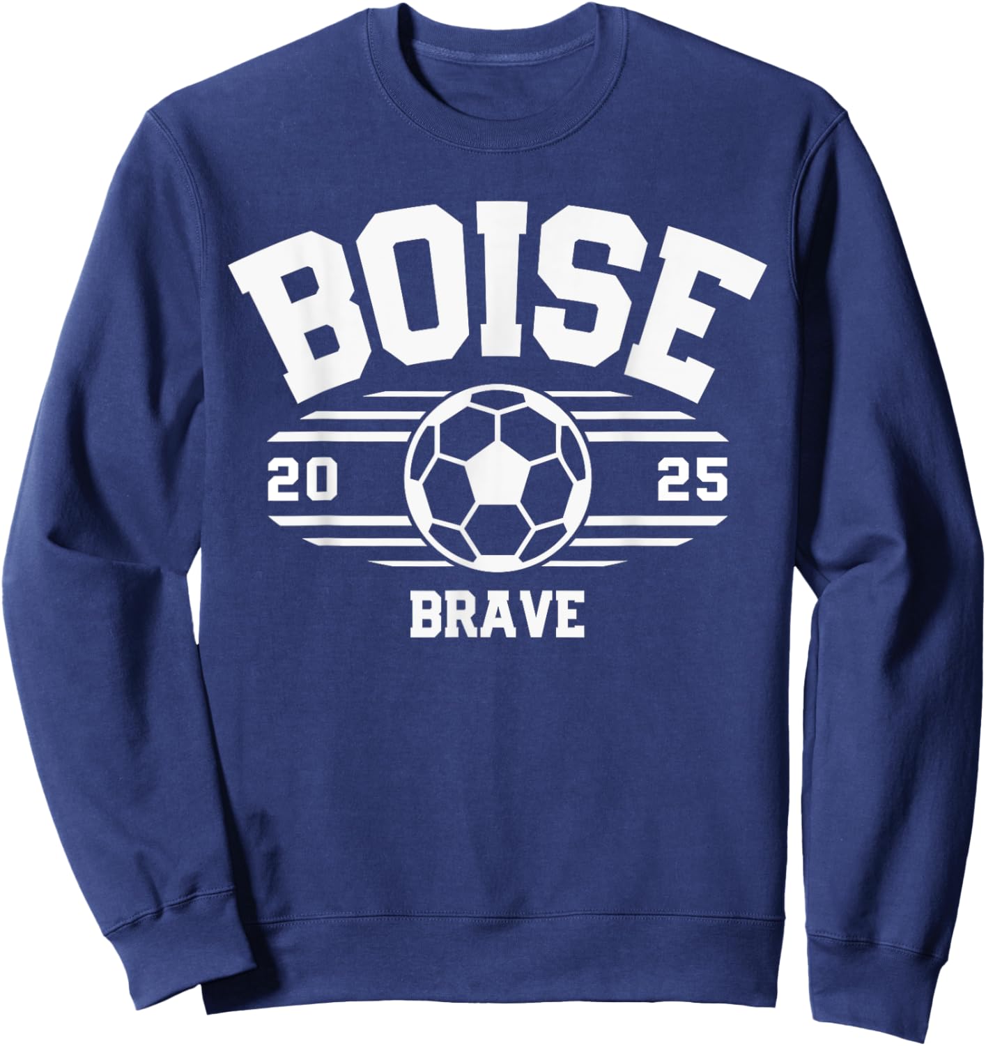 Boise Brave Soccer Ball 2025 Sweatshirt - Sweatshirt | Navy