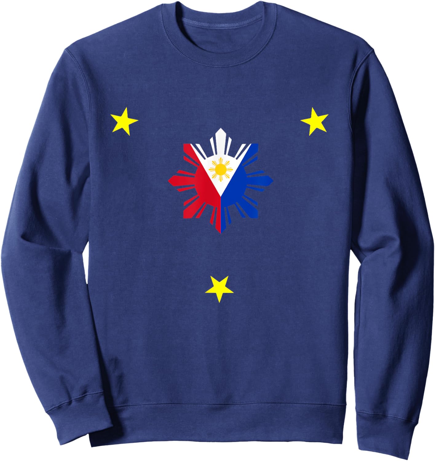 Manila Philippines Travel Asia Vacation I Love Manila Sweatshirt - Sweatshirt | Navy