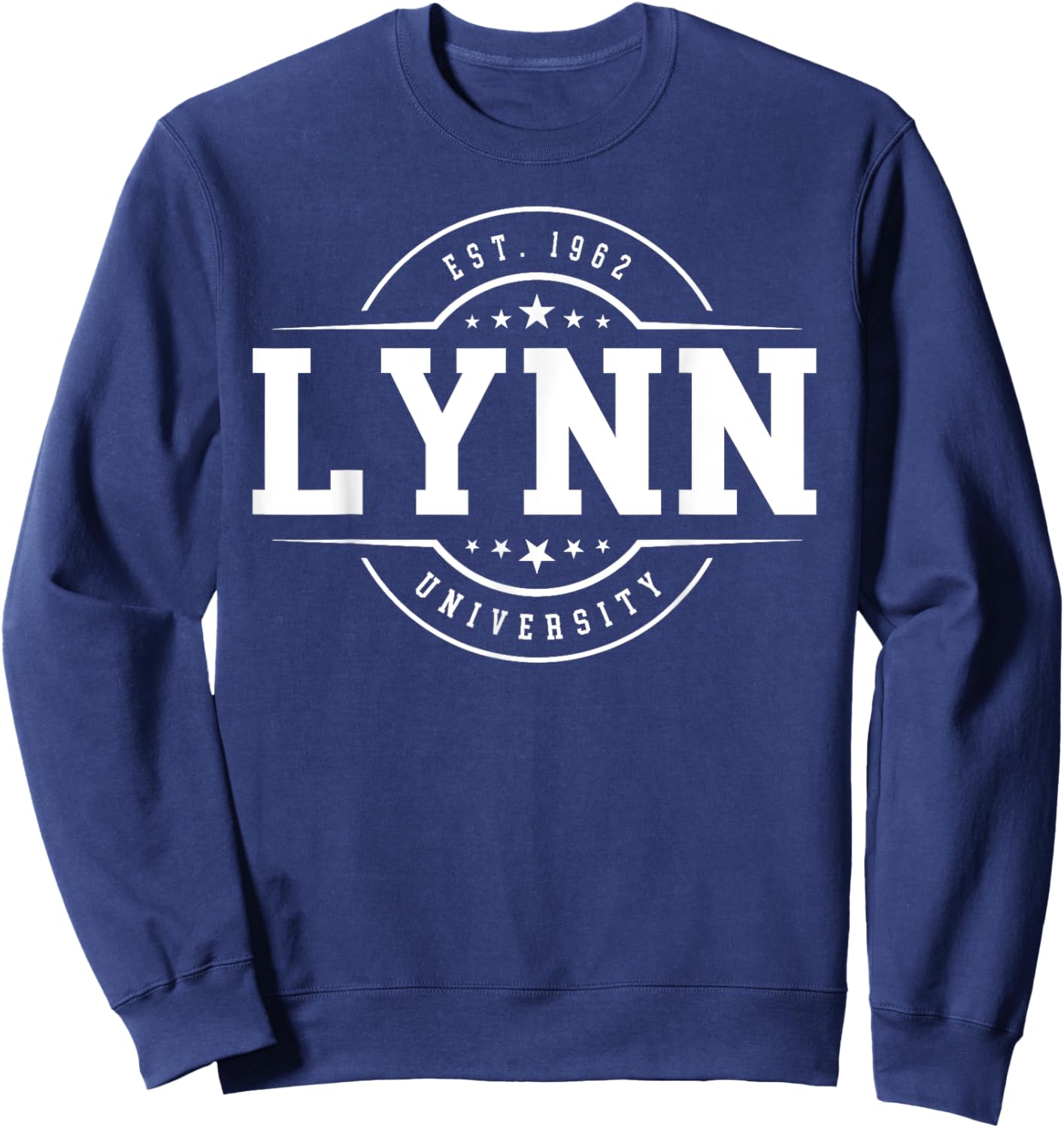 Lynn University (Boca Raton) Arch Vintage Classic Design Sweatshirt - Sweatshirt | Navy