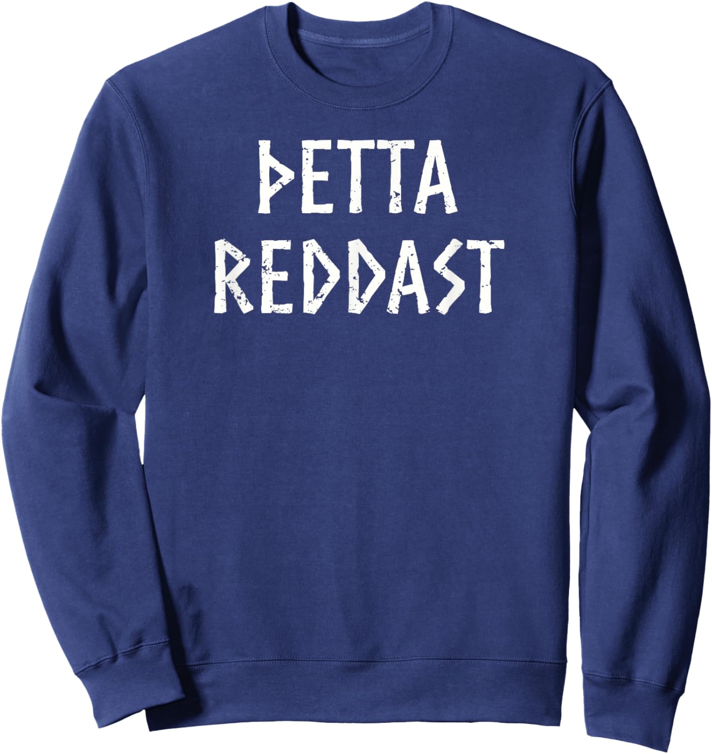 Þetta Reddast Icelandic Saying Motto Thetta Þetta Reddast Sweatshirt - Sweatshirt | Navy