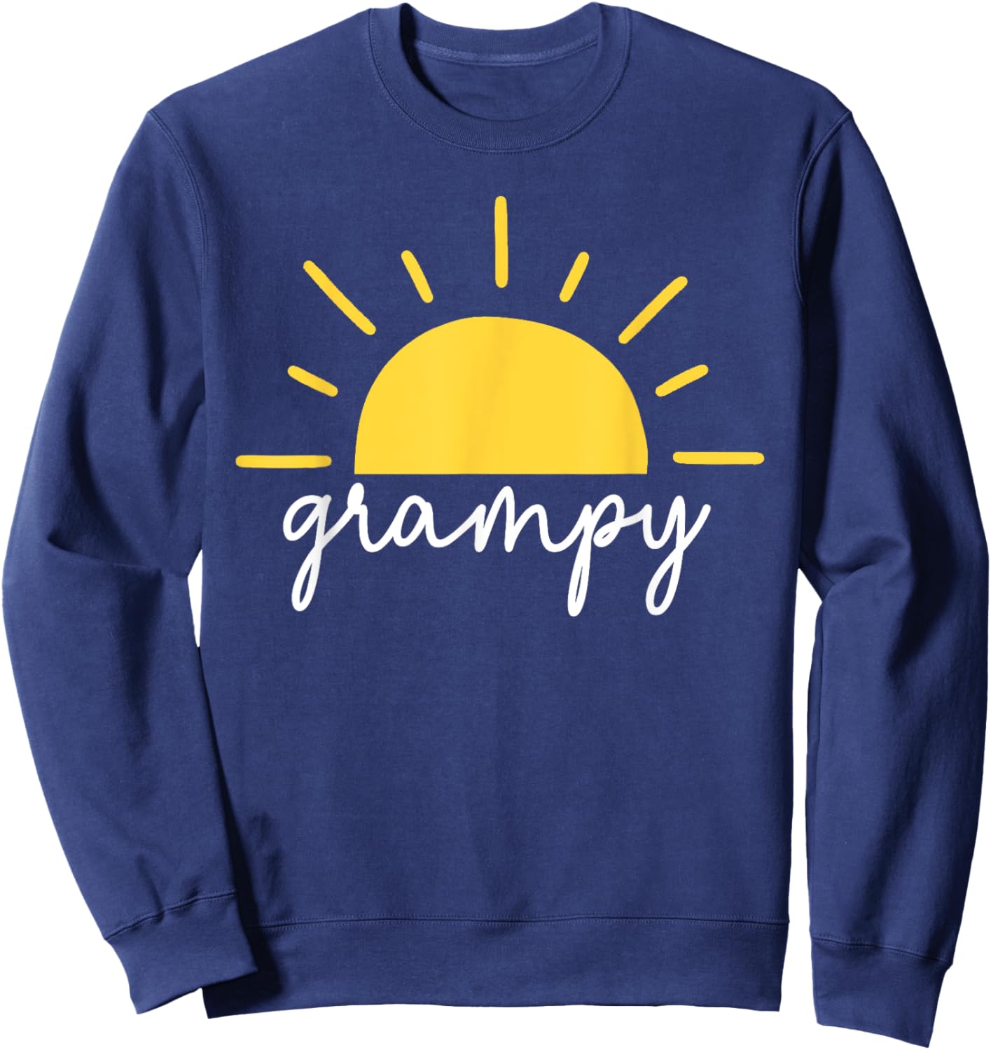 Grampy of the 1st Birthday First Trip Around the Sun Party Sweatshirt - Sweatshirt | Navy