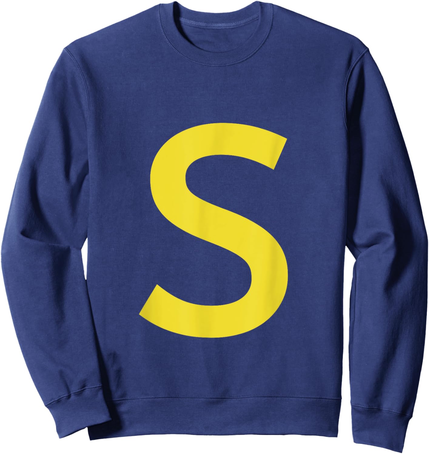 letter S funny chipmunk group matching halloween costume Sweatshirt - Sweatshirt | Navy