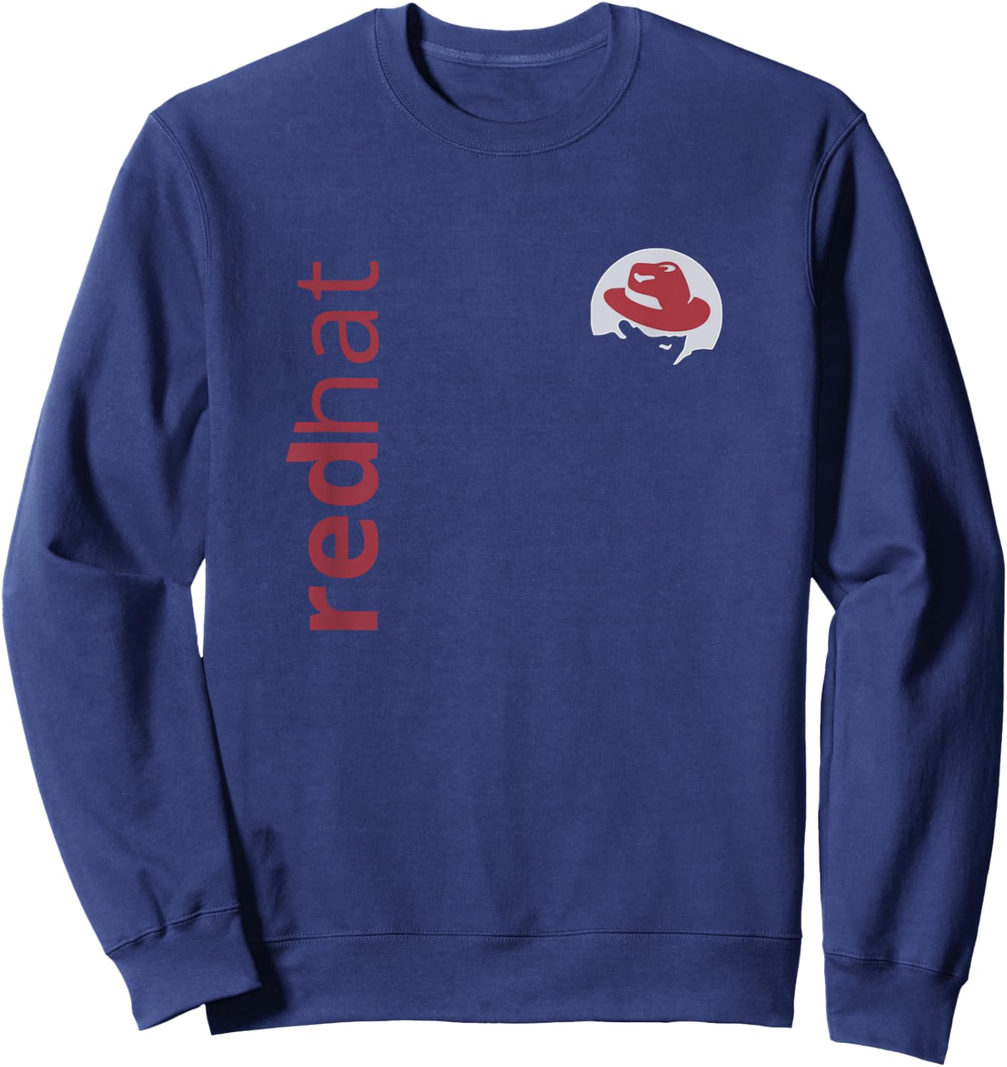 Linux Red Hat Fan Tux Penguin Open Source OS lover Sweatshirt - Sweatshirt | Navy