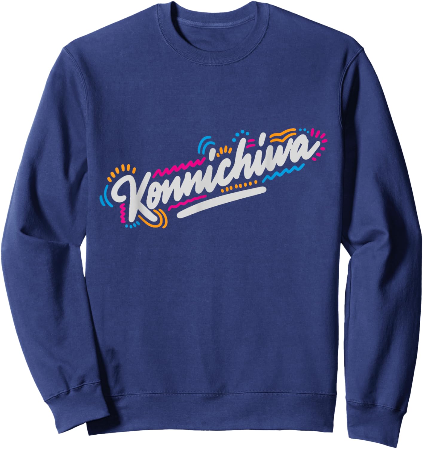 Konnichiwa Hello Sweatshirt - Sweatshirt | Navy