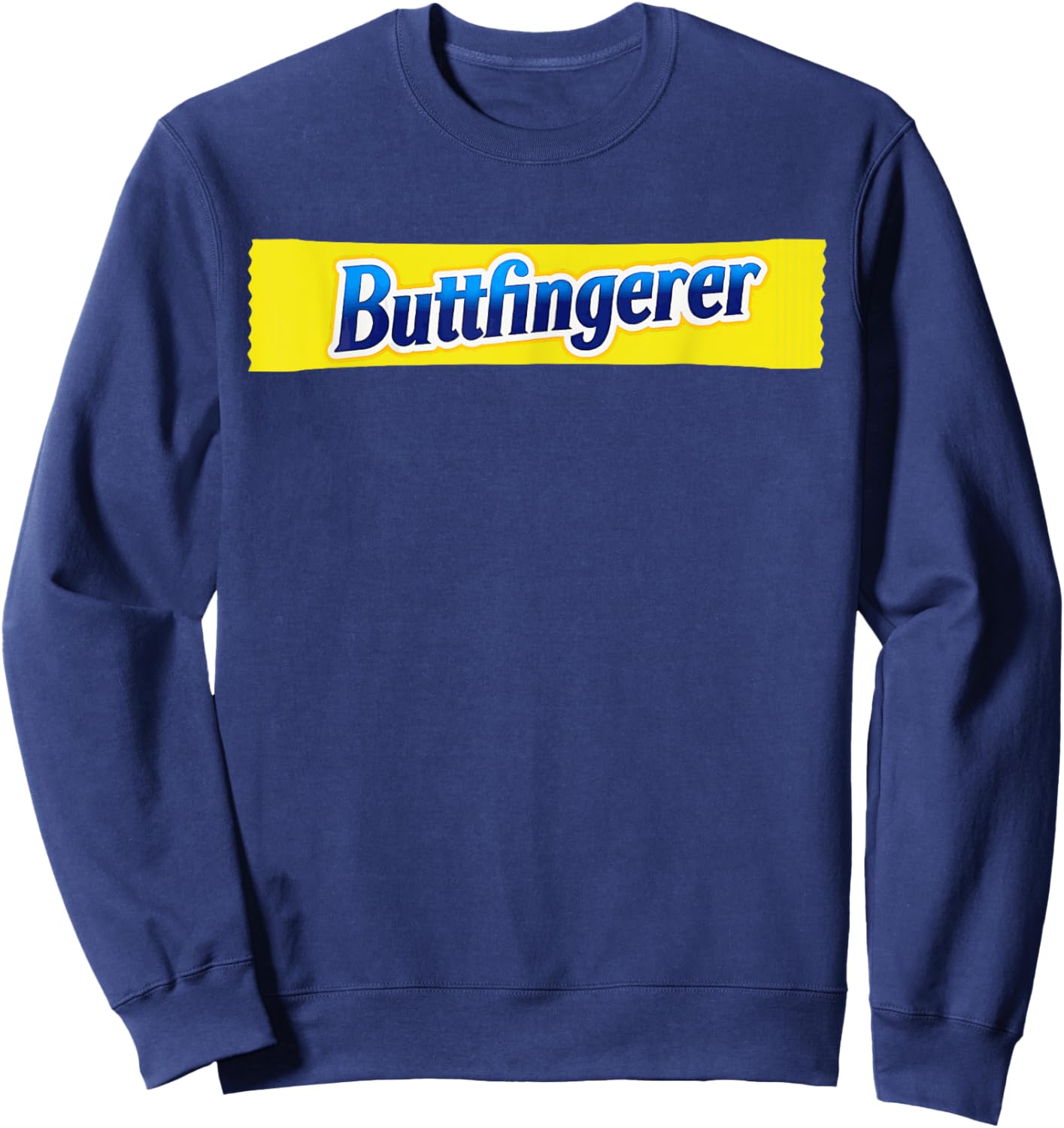 Buttfingerer Hilarious Meme Retro Vintage Sweatshirt - Sweatshirt | Navy