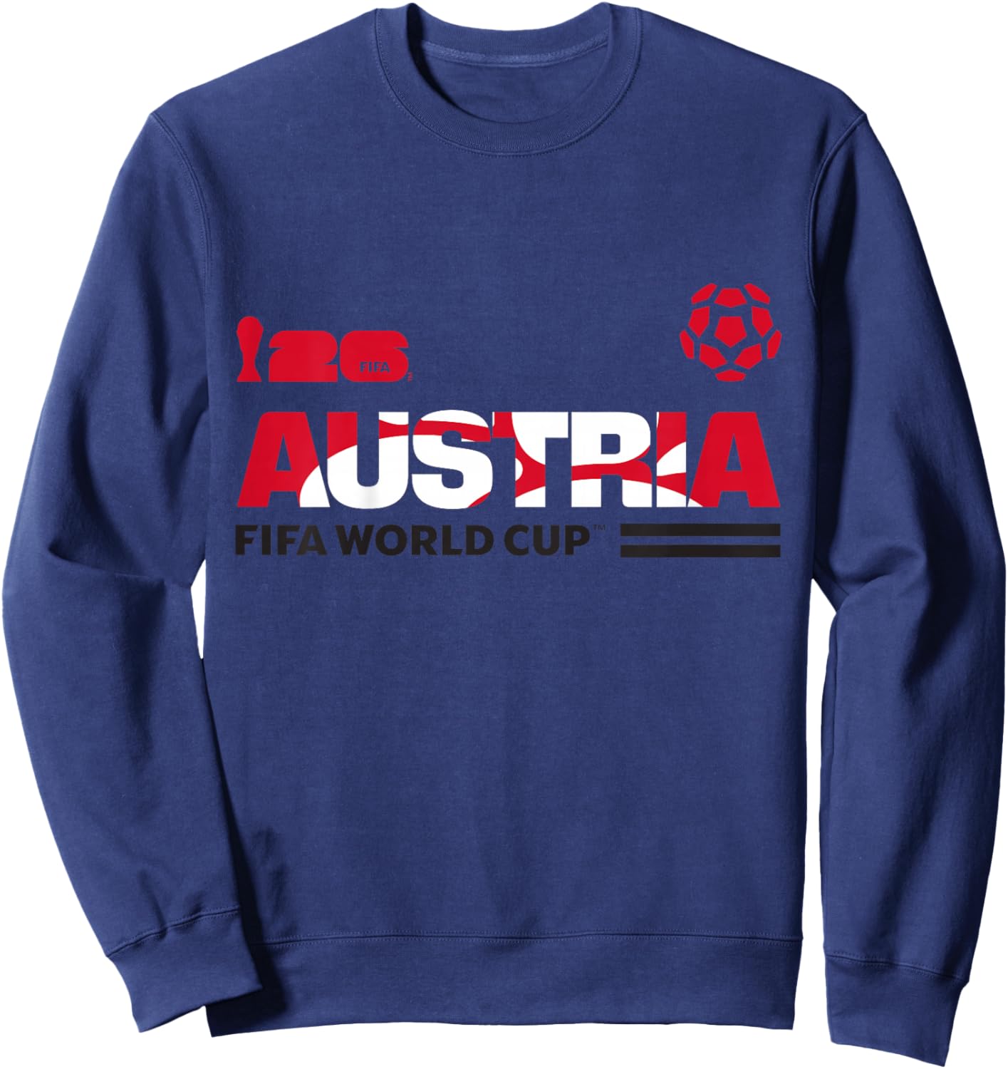 Kinder FIFA World CUP26 Qualifier Österreich Sweatshirt - Sweatshirt | Navy