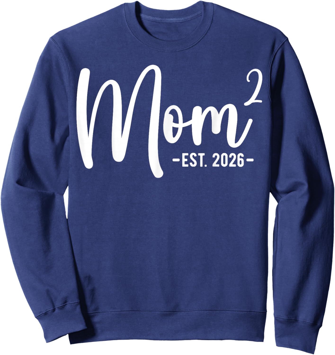 Mom of Two Mom of 2 Boys Girls Sweatshirt - Sweatshirt | Navy