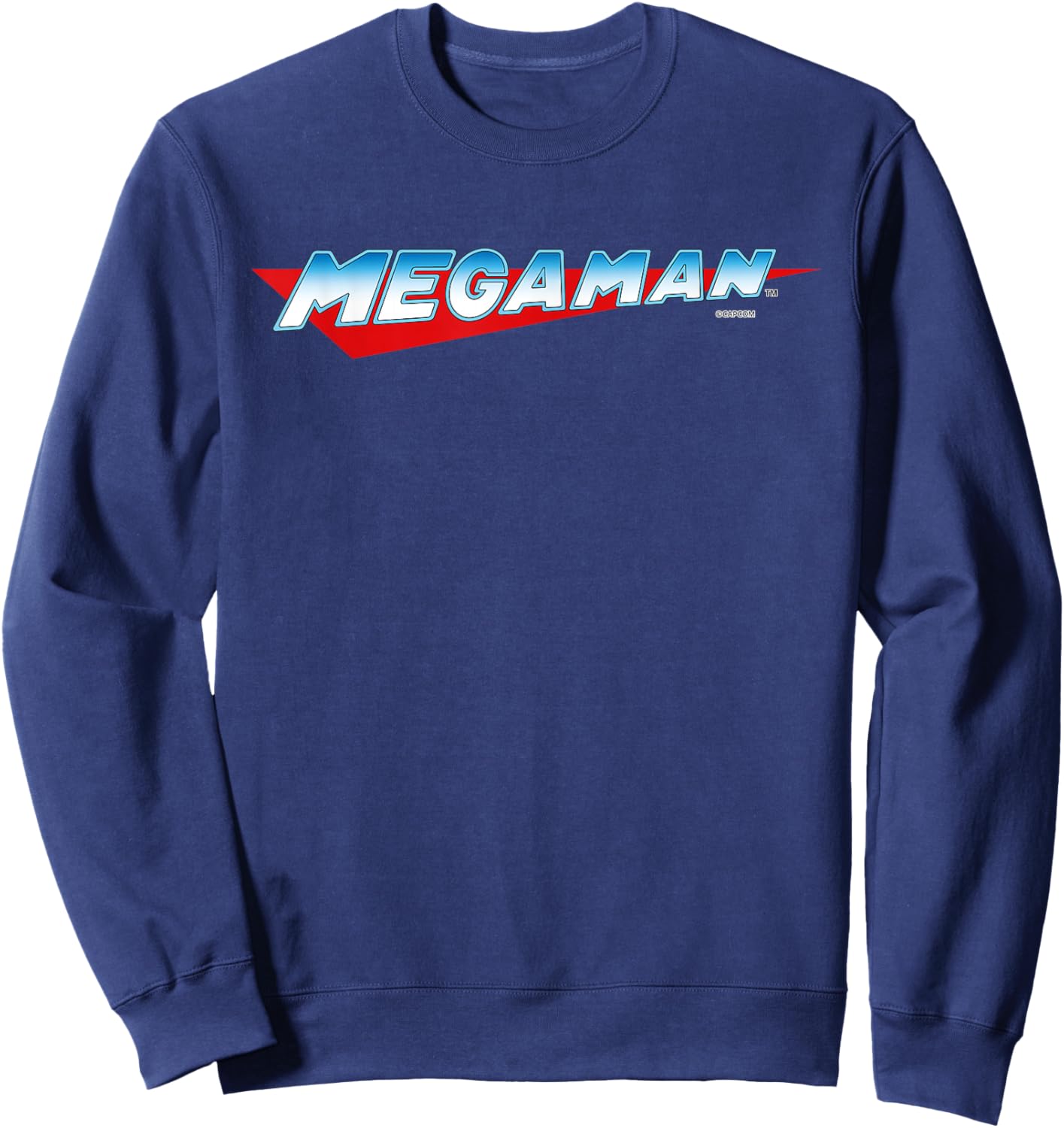 MEGA MAN Logo Sweatshirt - Sweatshirt | Navy