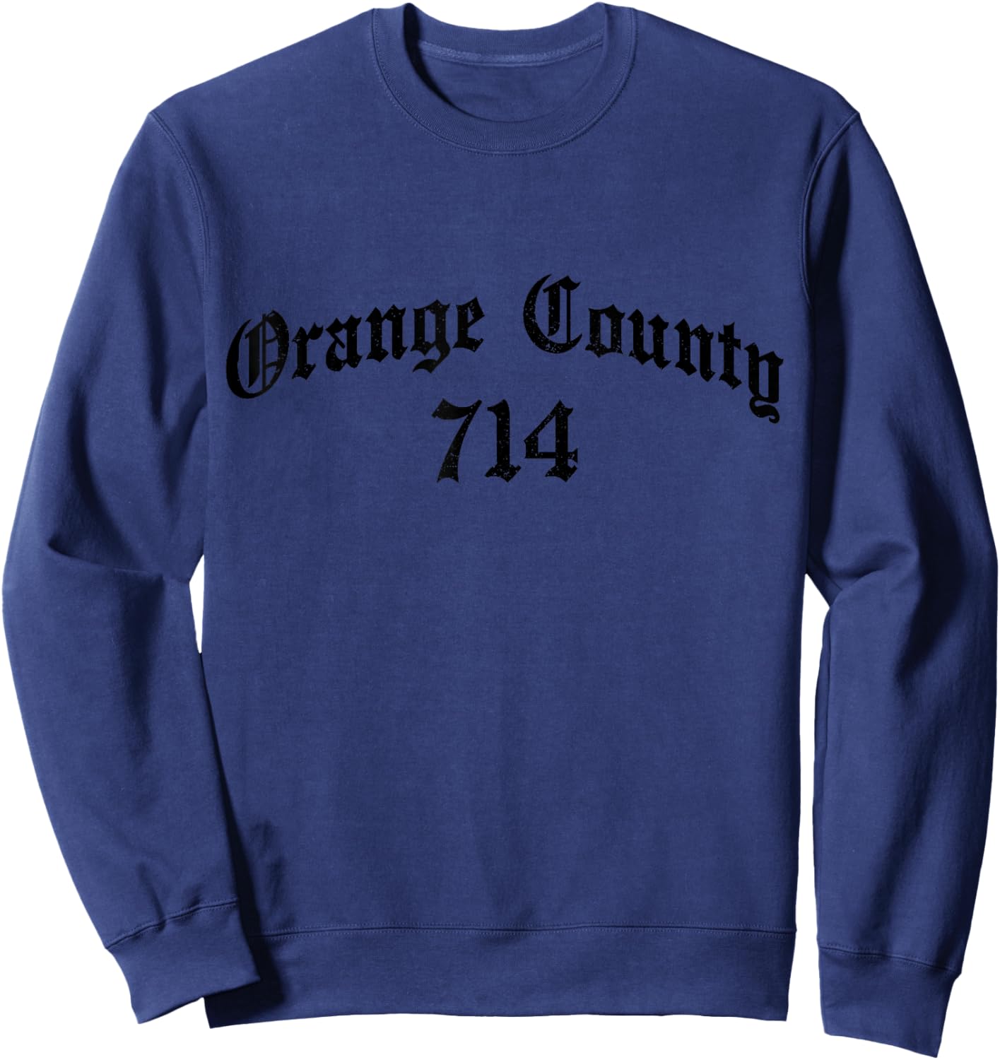 Orange County Area Code 714 Pride California Santa Ana Sweatshirt - Sweatshirt | Navy