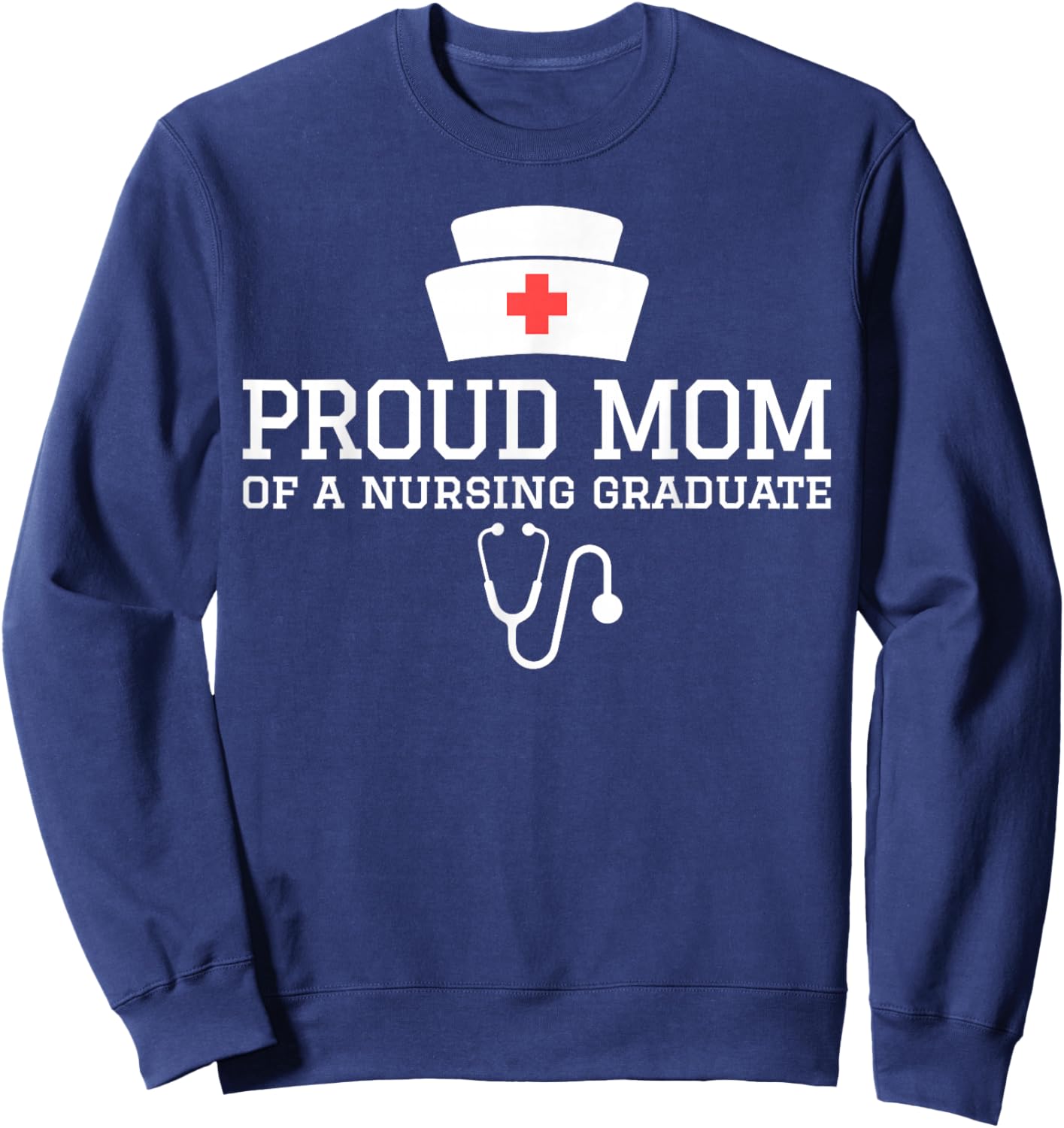 Nurse Senior 2026 Graduation Sweatshirt - Sweatshirt | Navy