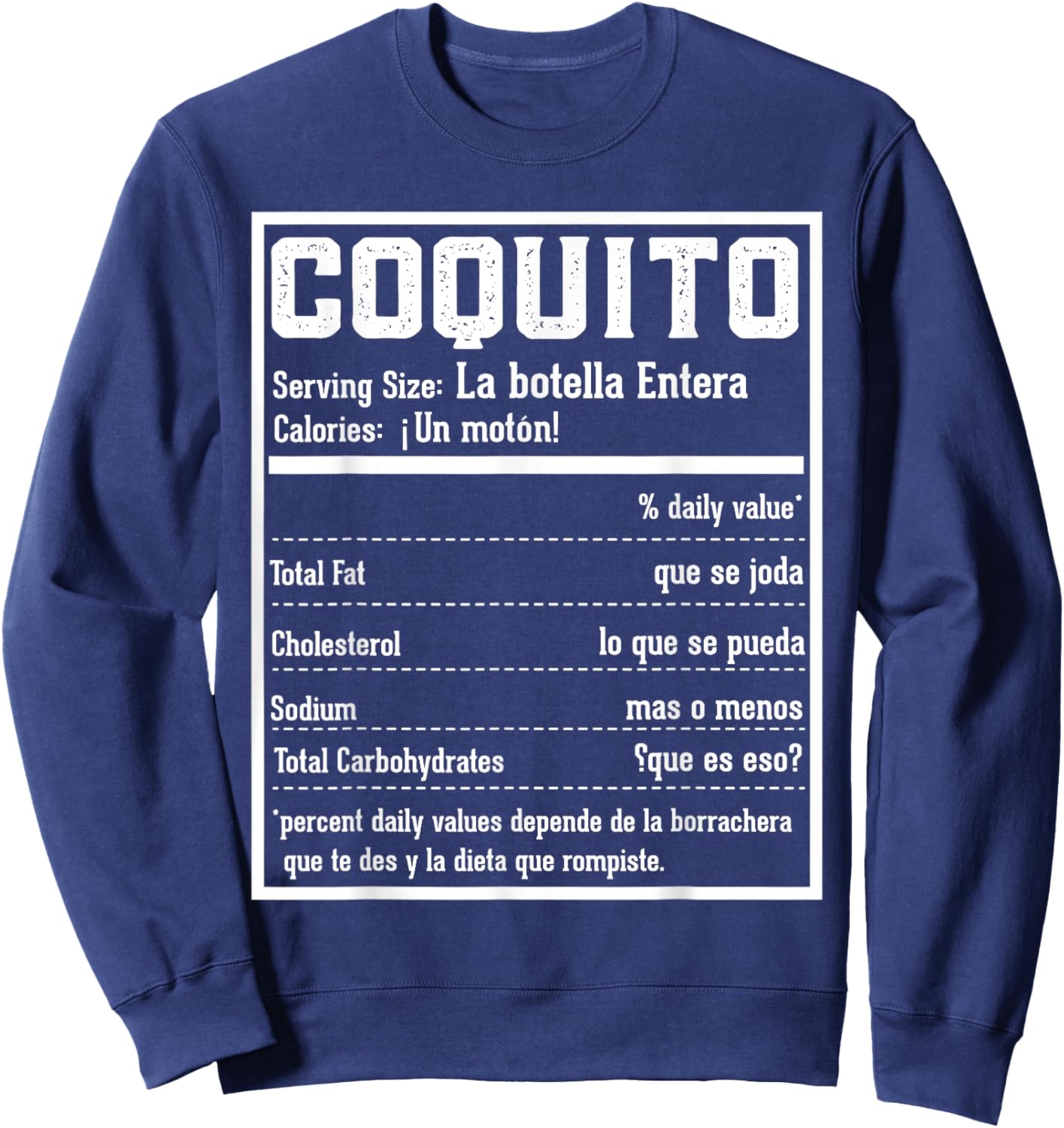 Coquito Sweatshirt - Sweatshirt | Navy