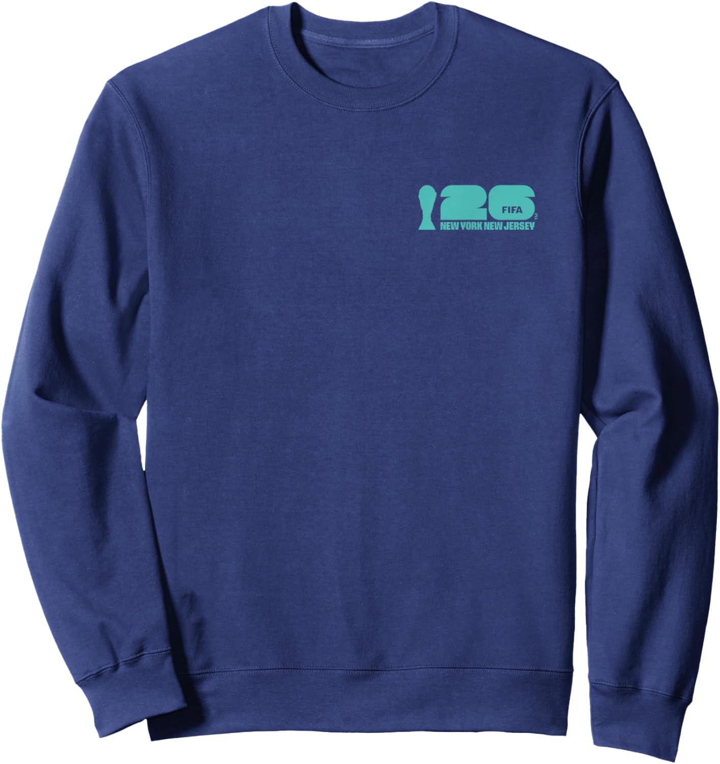 FIFA World Cup 26 New York New Jersey Poster Sweatshirt - Sweatshirt | Navy