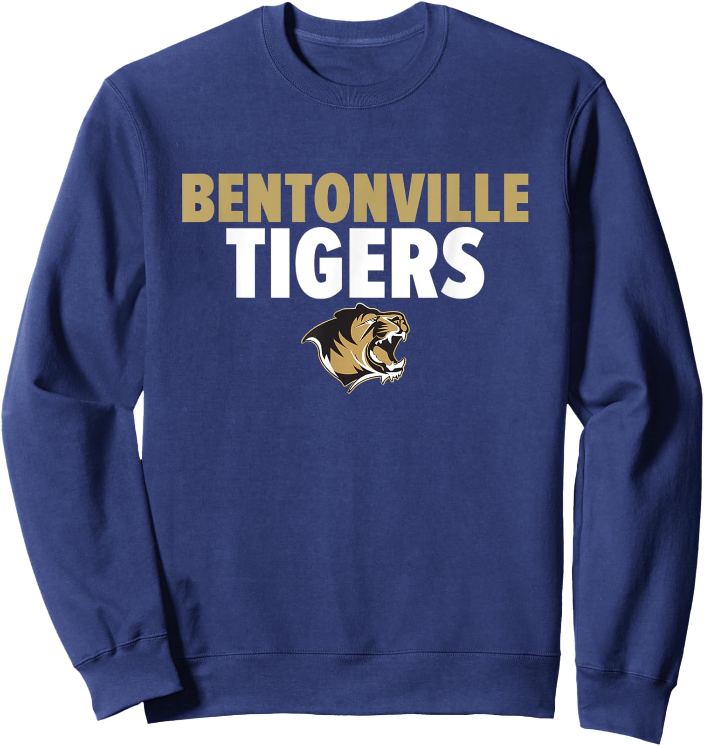 Bentonville Tigers Logo Bold HS Sweatshirt - Sweatshirt | Navy