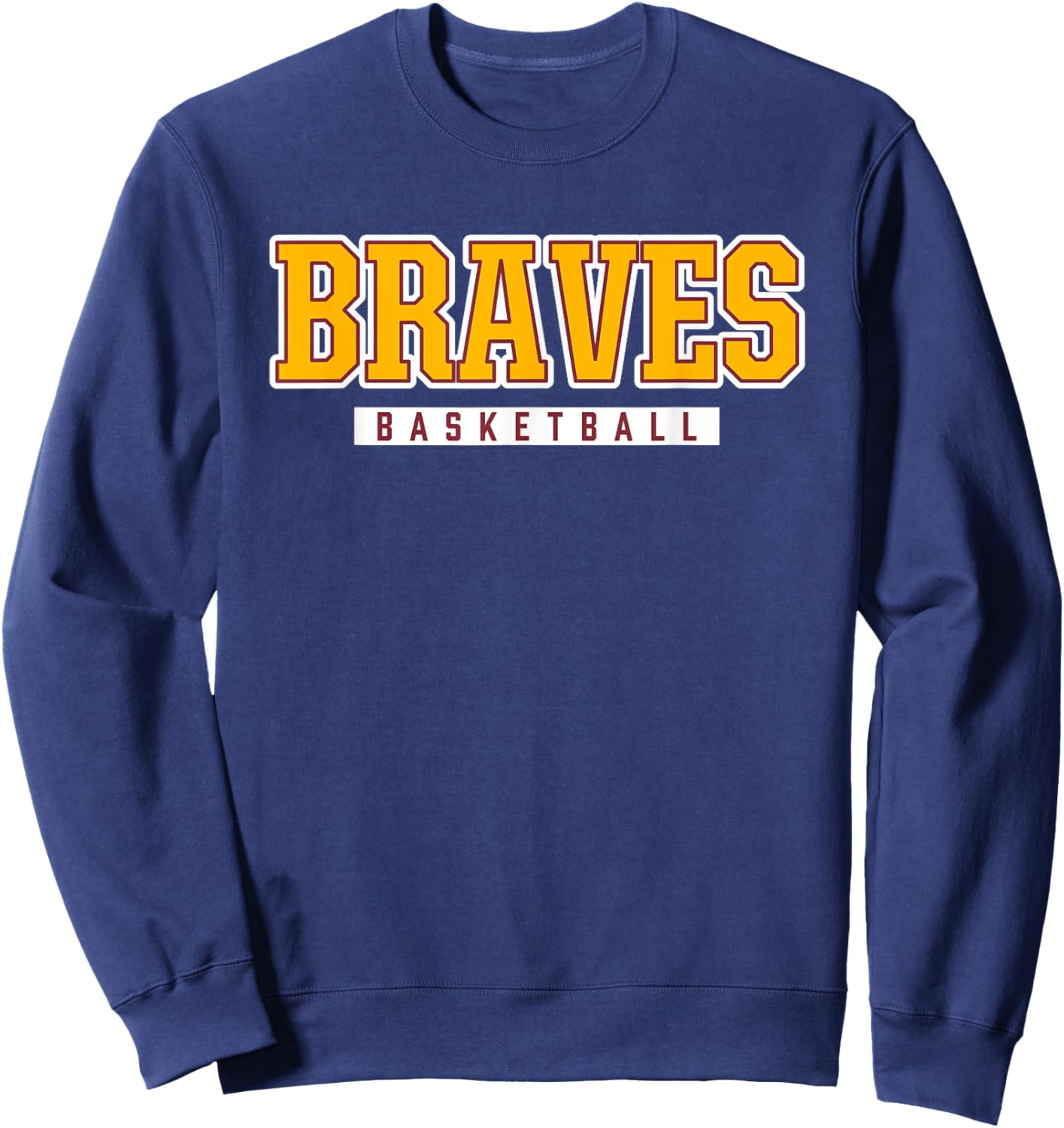 Braves Basketball Cherokee High School Sweatshirt - Sweatshirt | Navy