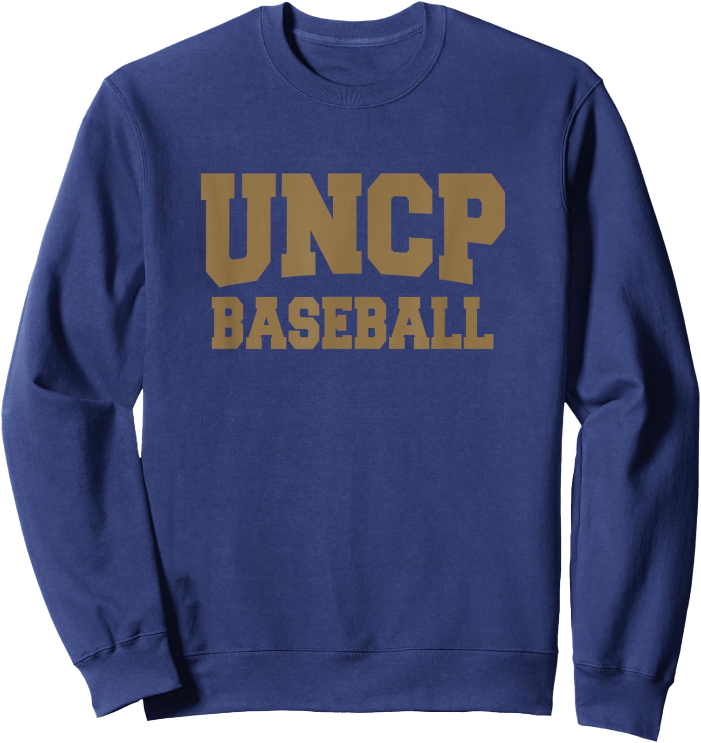UNCP Baseball Braves Apparel Sports Fan Sweatshirt - Sweatshirt | Navy