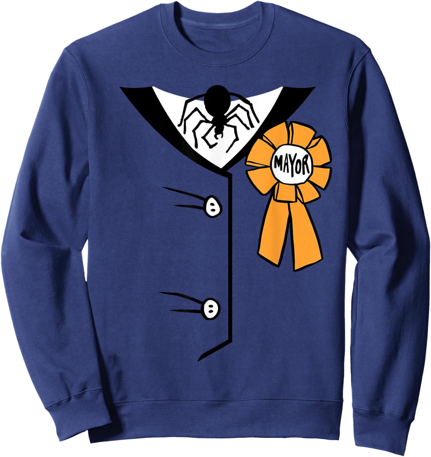 Disney The Nightmare Before Christmas The Mayor Costume Sweatshirt - Sweatshirt | Navy