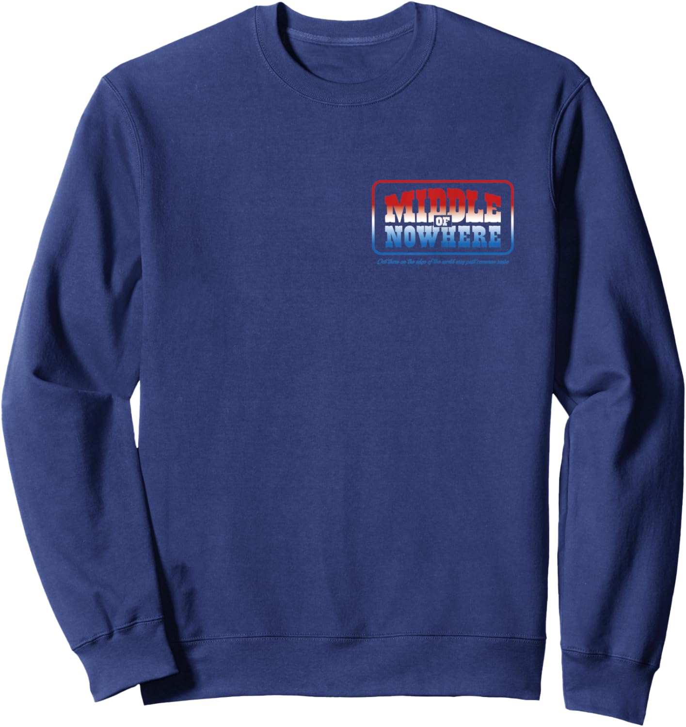 Official Kacey Musgraves Middle of Nowwhere Badge Sweatshirt - Sweatshirt | Navy