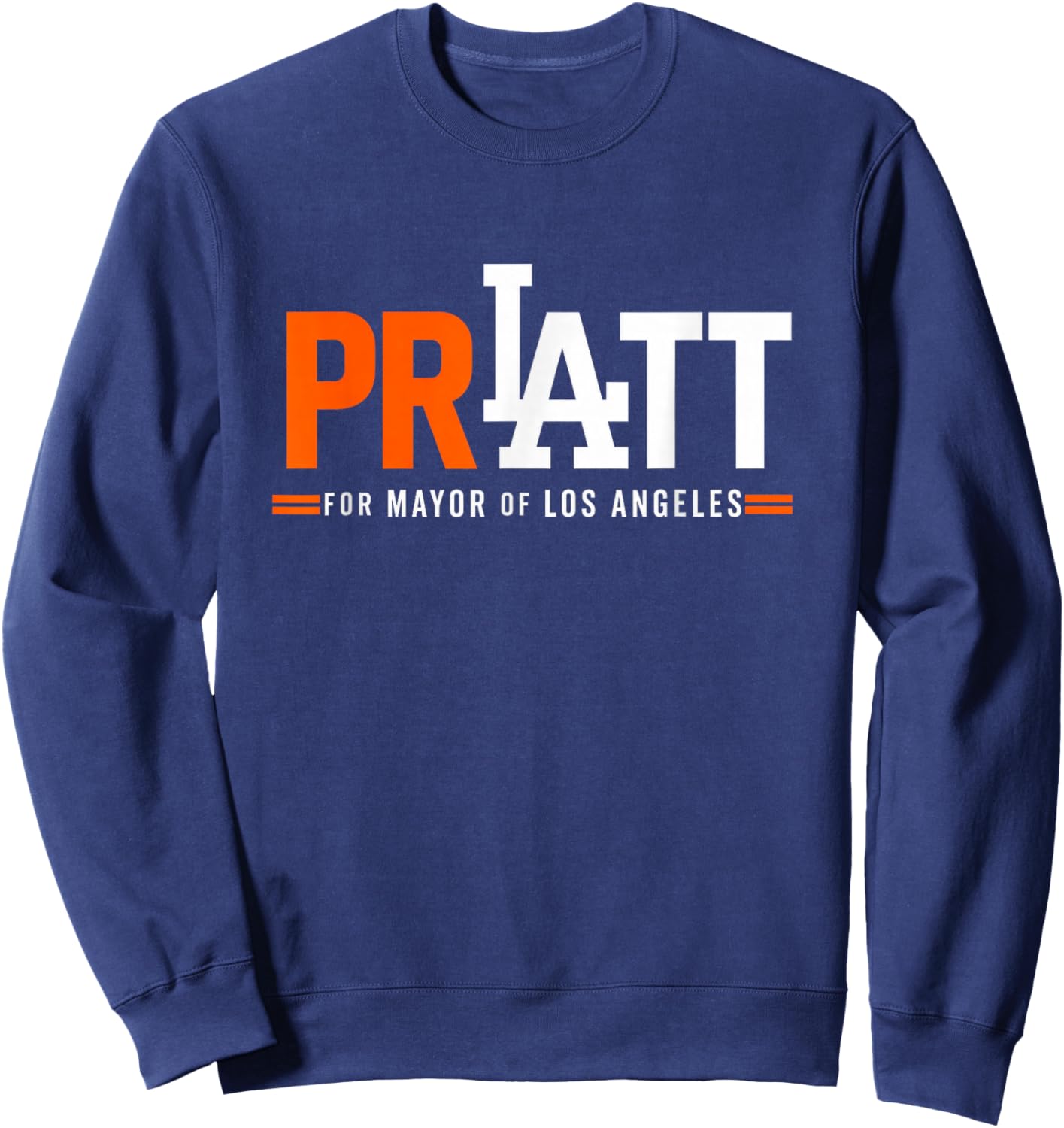 Pratt for Mayor of Los Angeles Sweatshirt - Sweatshirt | Navy