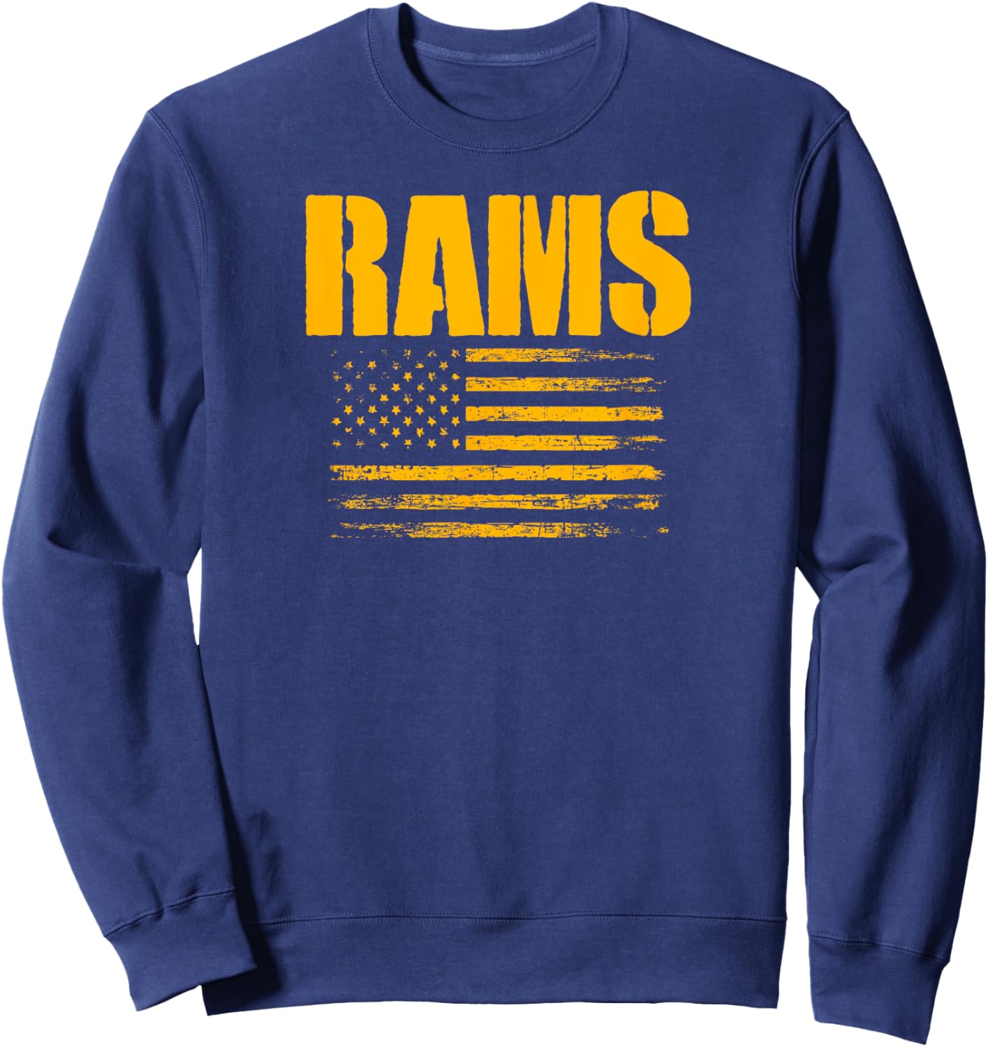 Ringgold Rams USA Flag Pride Sweatshirt - Sweatshirt | Navy
