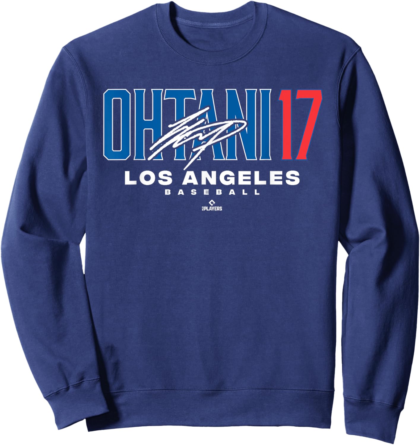 Name Number City Shohei Ohtani 17 Los Angeles Baseball MLBPA Sweatshirt - Sweatshirt | Navy