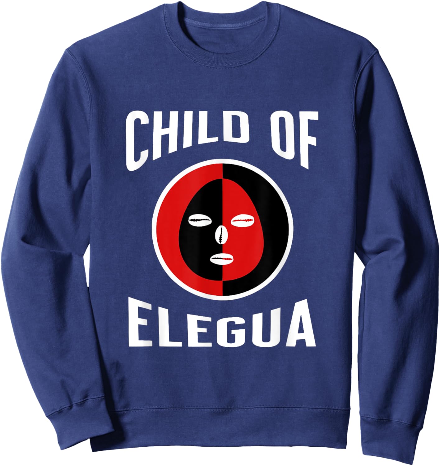 Elegua yoruba religion nigeria child men women Sweatshirt - Sweatshirt | Navy
