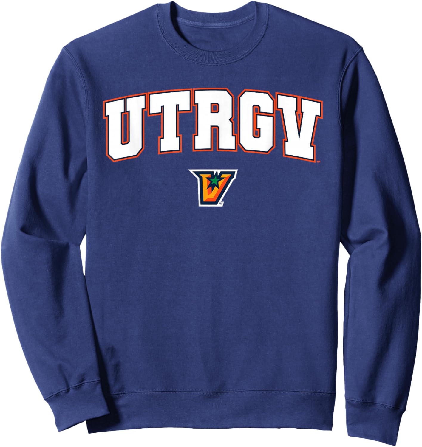 UT Rio Grande Valley UTRGV Vaqueros Arch Logo Sweatshirt - Sweatshirt | Navy