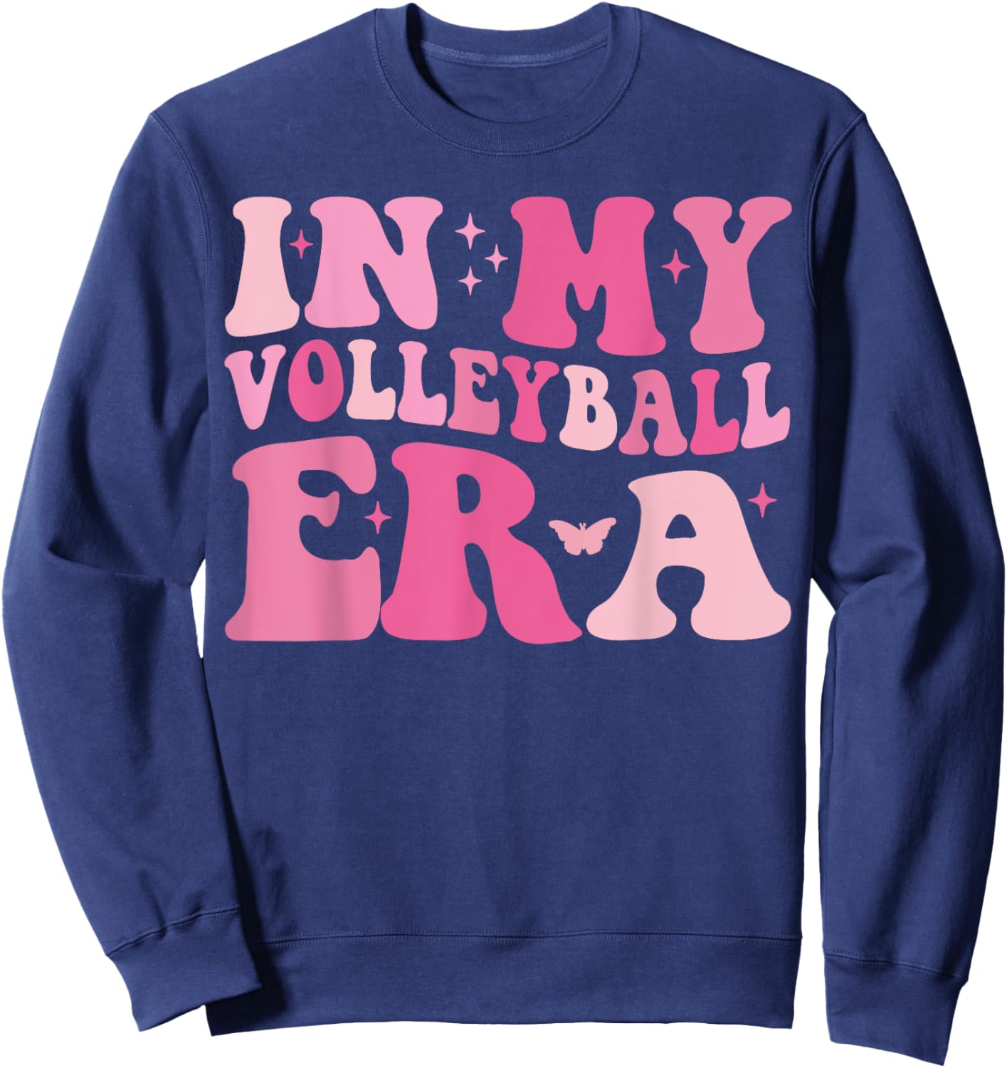 In My Volleyball Era Volleyball Lover Coach Player Sports Sweatshirt - Sweatshirt | Navy