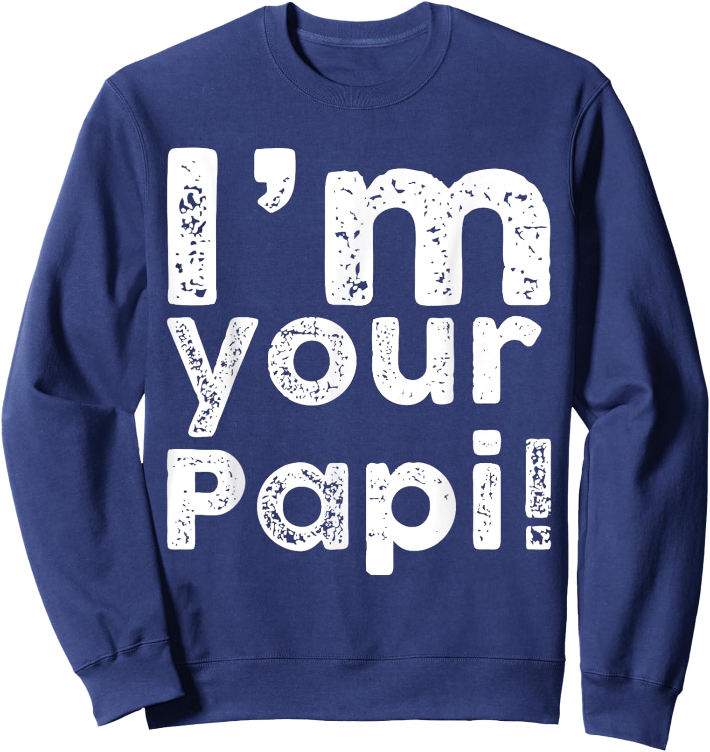 Im Your Papi Vintage Wrestling Boys Kids Sweatshirt - Sweatshirt | Navy