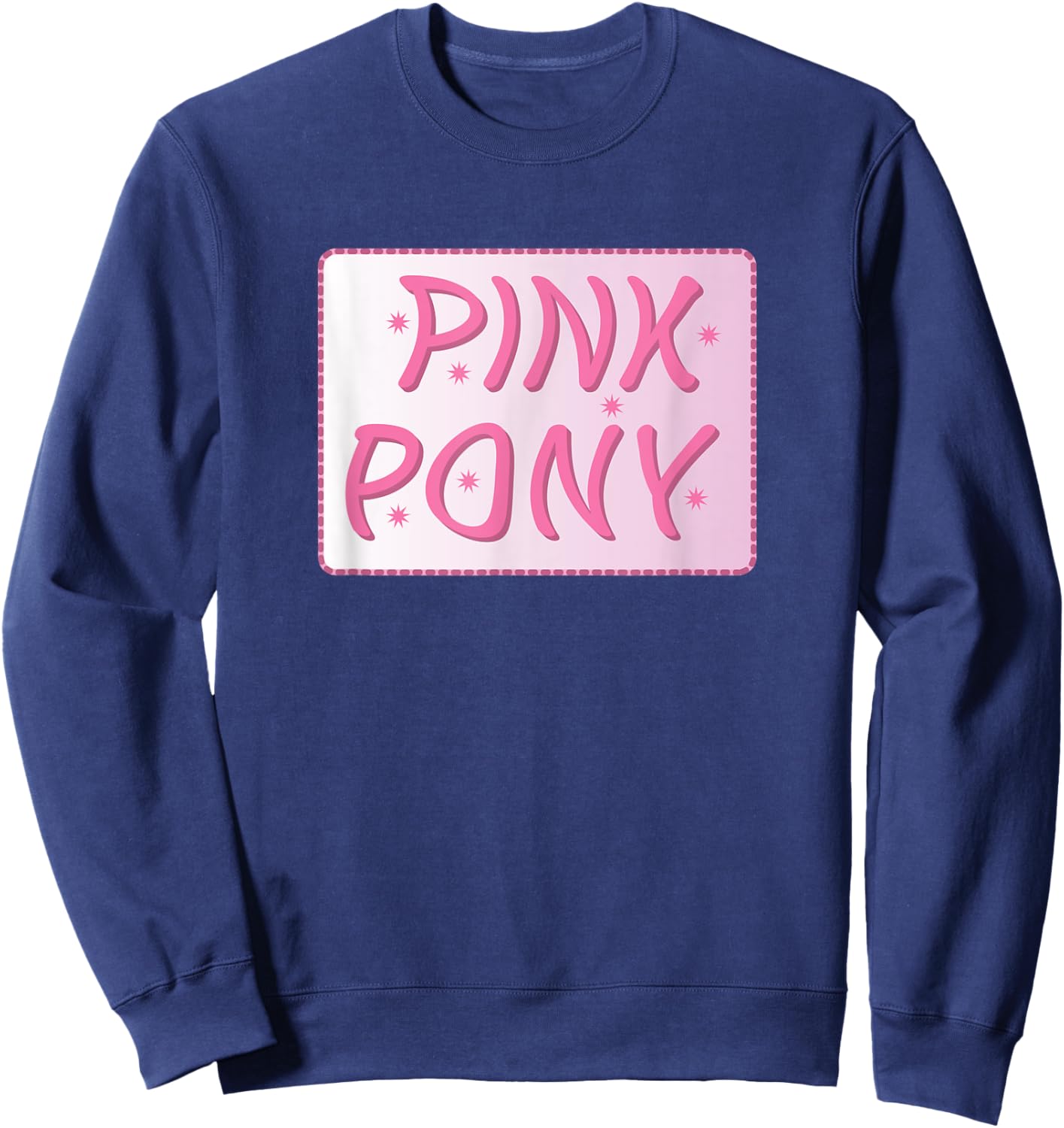 Pink Pony | Song Design | Club Sign Sweatshirt - Sweatshirt | Navy
