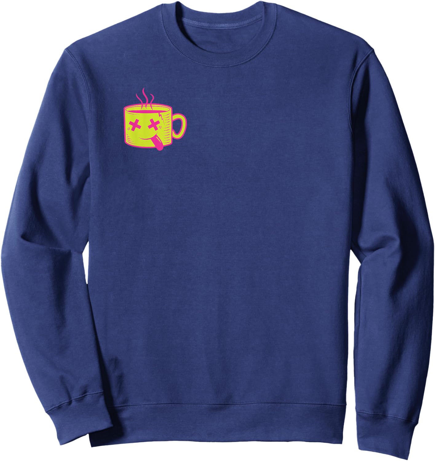 Coffee and Anxiety! Sweatshirt - Sweatshirt | Navy
