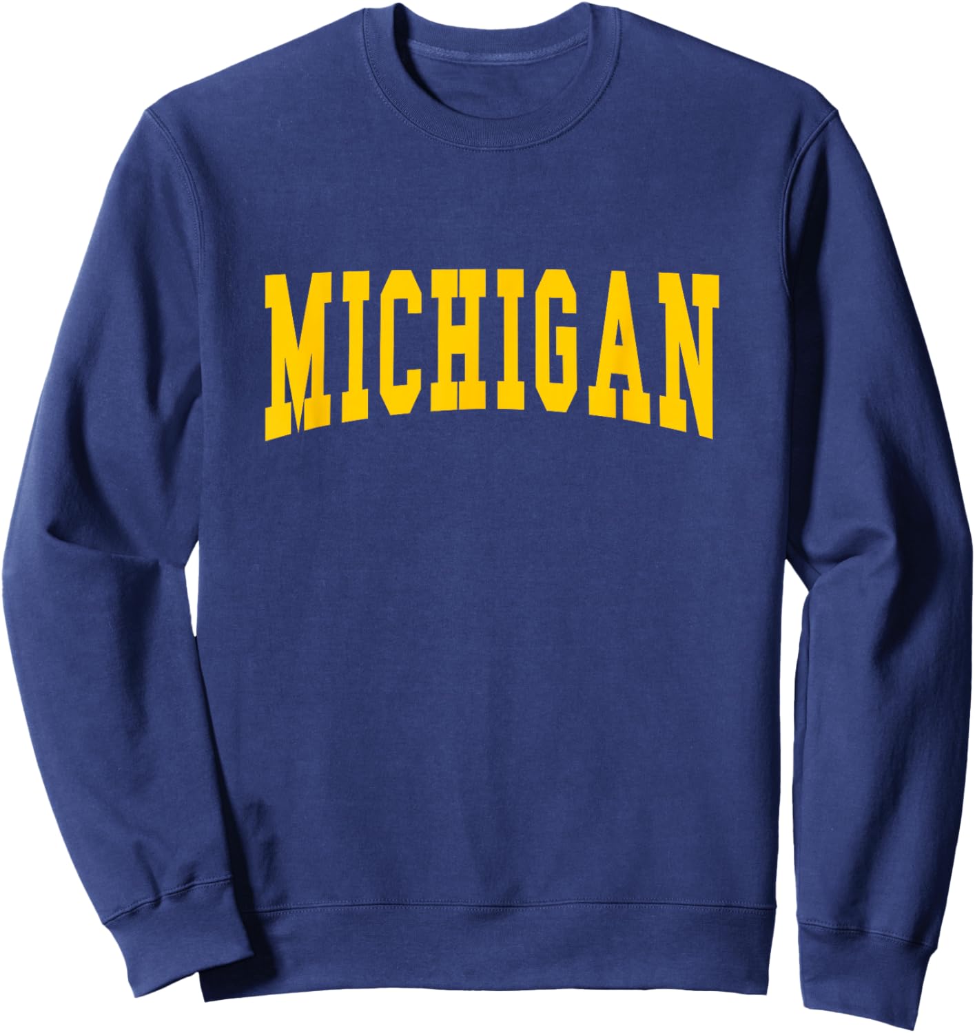 MICHIGAN - Throwback Design - Classic Sweatshirt - Sweatshirt | Navy