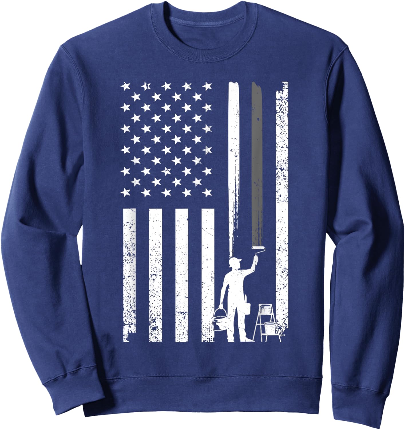 Cool Painter Art Women Painting Job House Painter Sweatshirt - Sweatshirt | Navy