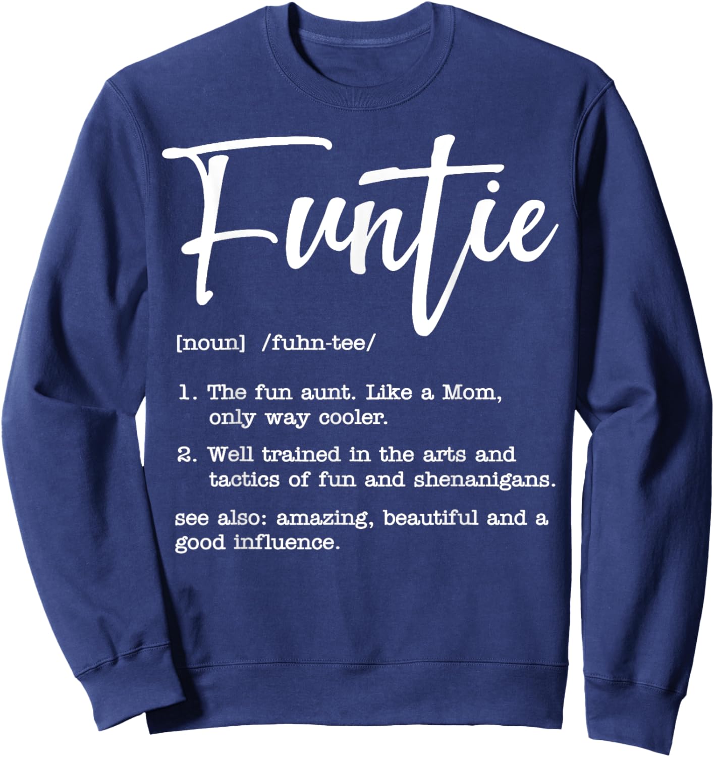 Funtie Definition Sweatshirt - Sweatshirt | Navy