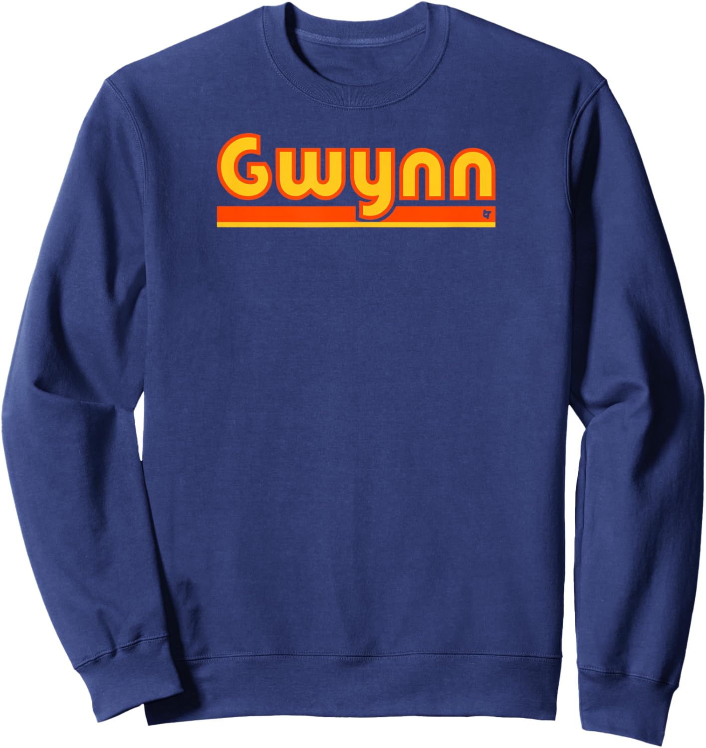 Tony Gwynn Jr: Team Name Text - San Diego Baseball Sweatshirt - Sweatshirt | Navy