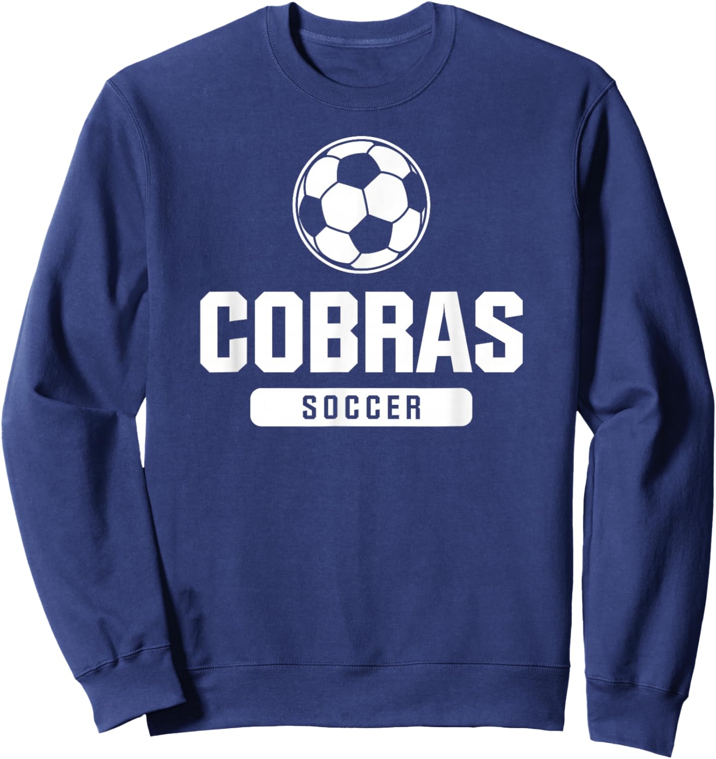 Cobras Soccer for Elementary, Middle, and High Schools Sweatshirt - Sweatshirt | Navy