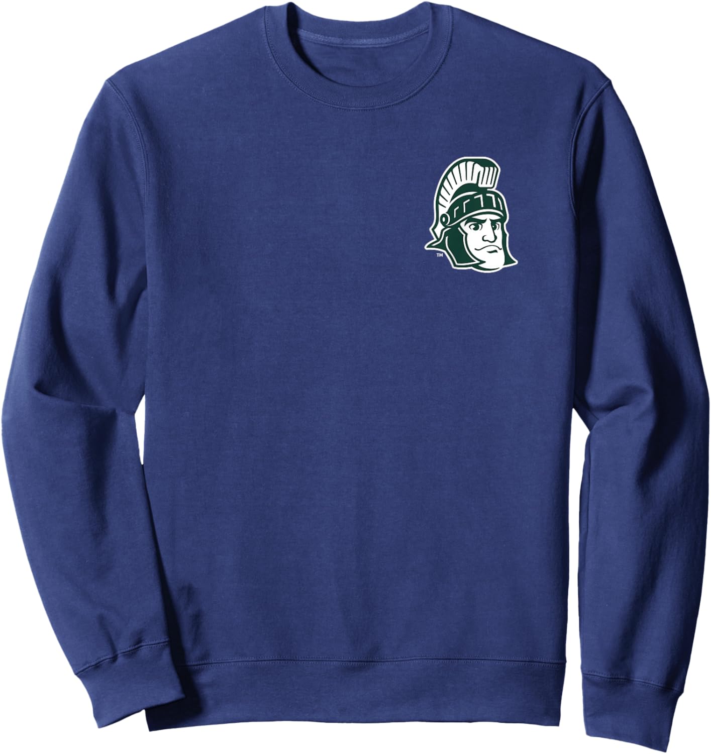 Michigan State Spartans Front/Back State Black Sweatshirt - Sweatshirt | Navy