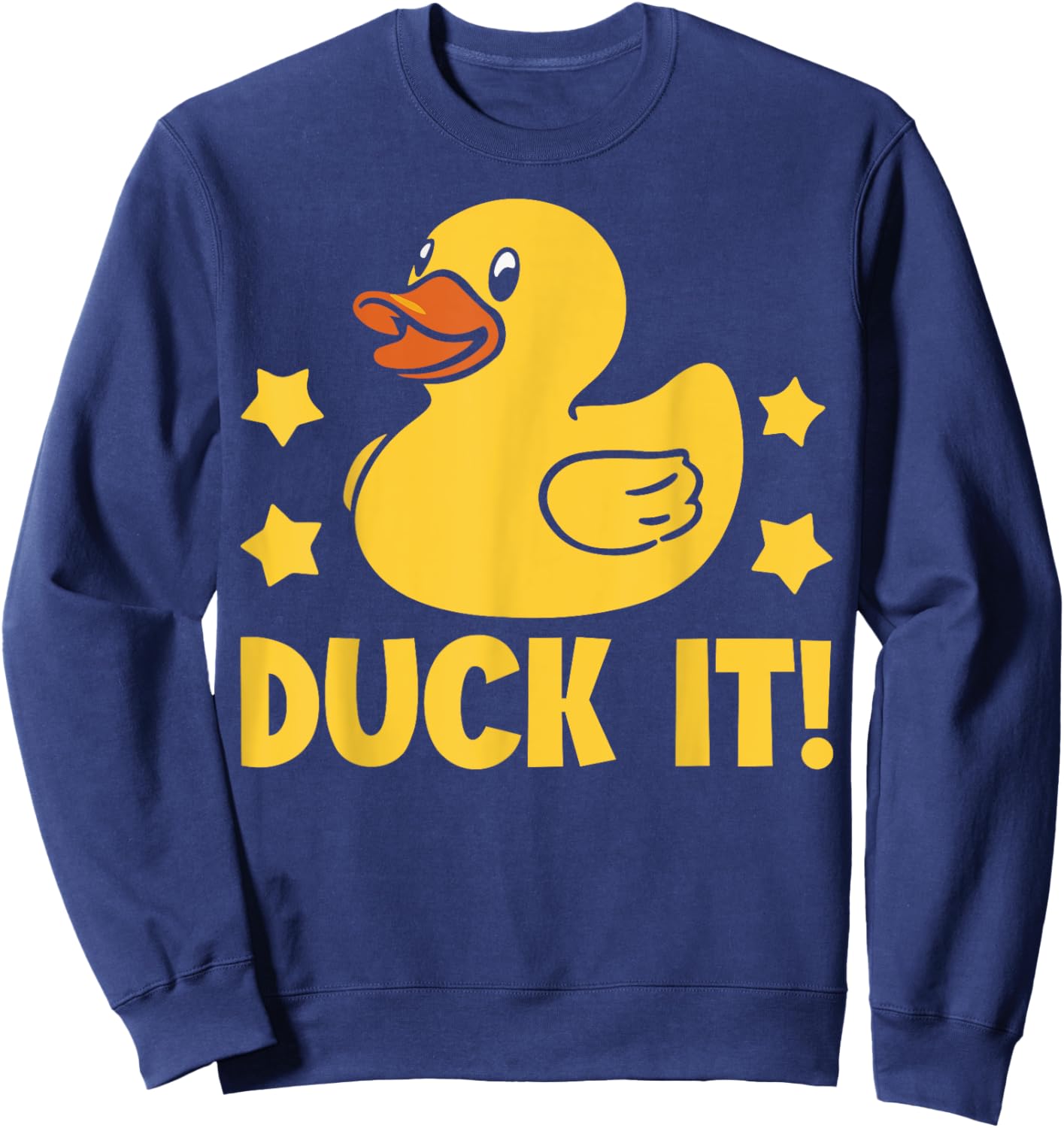 Duck It Rubber Duck Sweatshirt - Sweatshirt | Navy