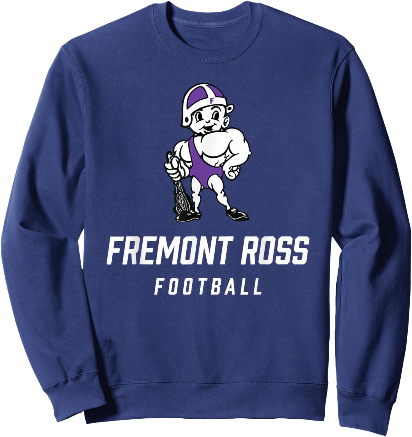Fremont Ross Little Giants Logo Football Team HS Sweatshirt - Sweatshirt | Navy