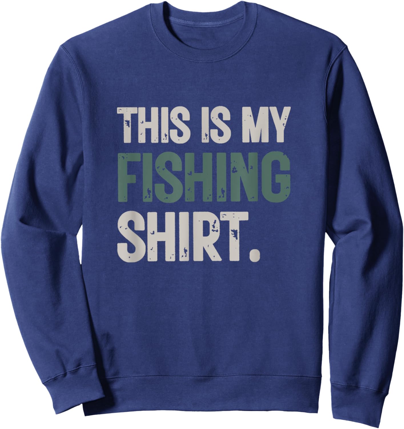 This Is My Fishing Sweatshirt - Sweatshirt | Navy