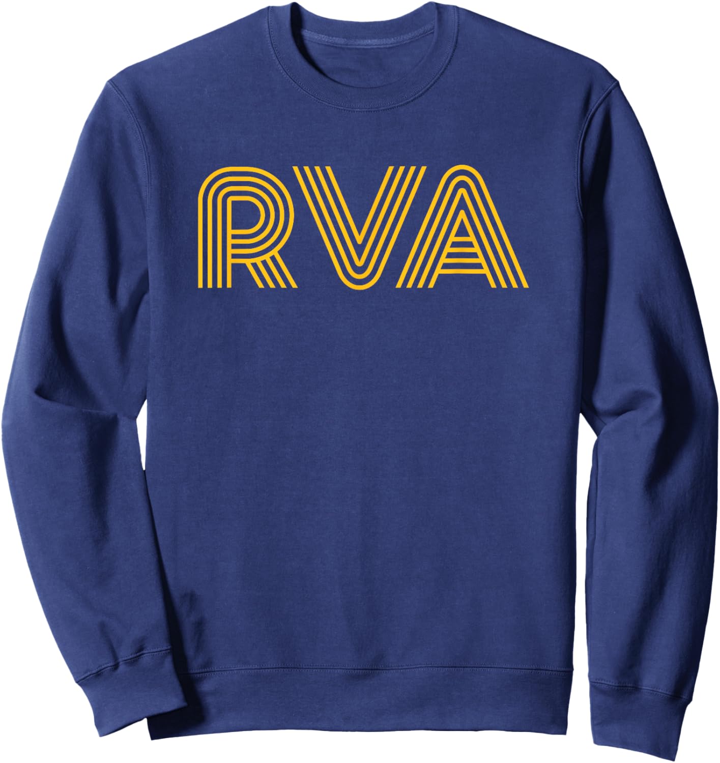 RVA Richmond VA Retro Design Sweatshirt - Sweatshirt | Navy