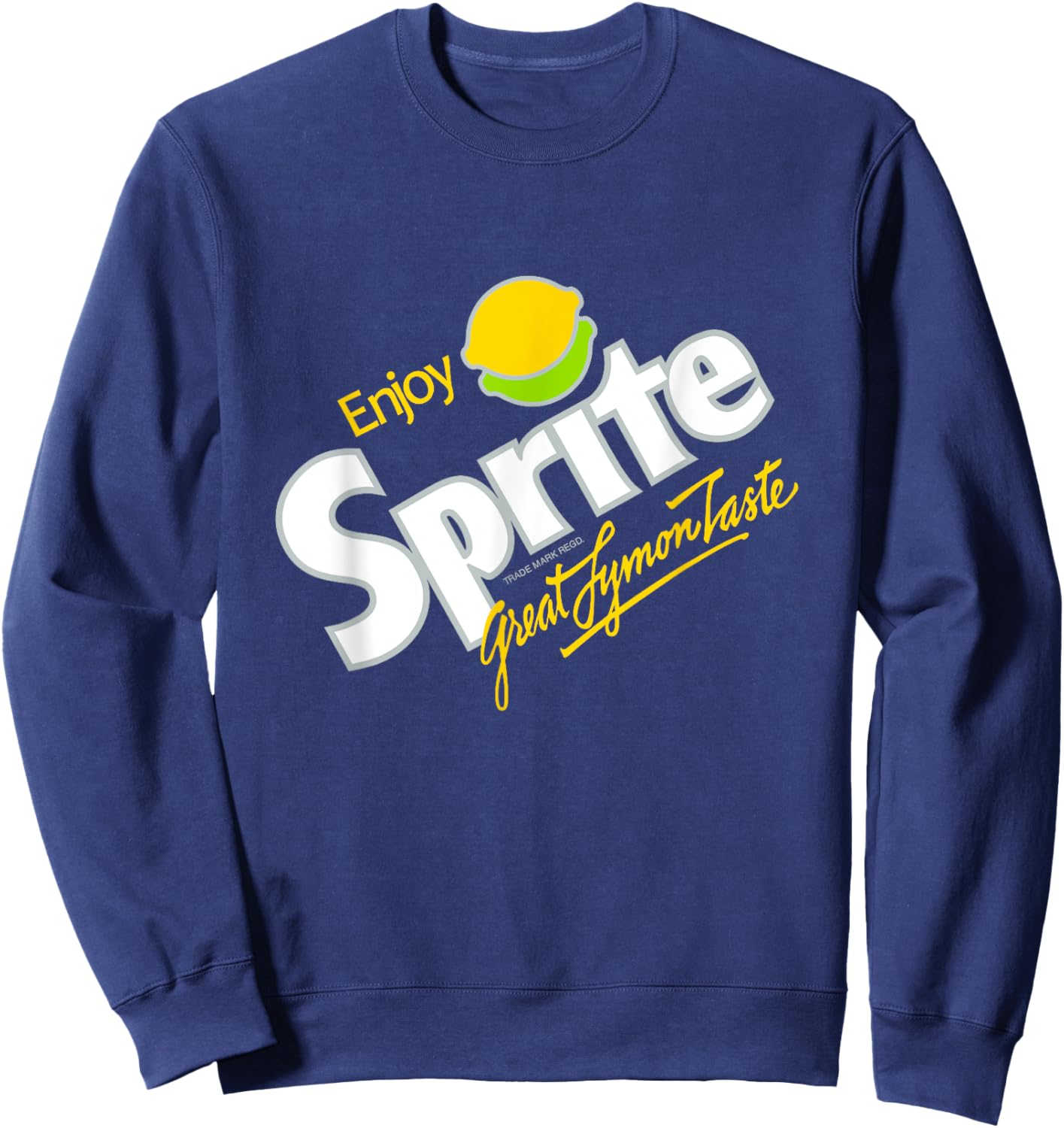 Sprite 80s Retro Logo Sweatshirt - Sweatshirt | Navy