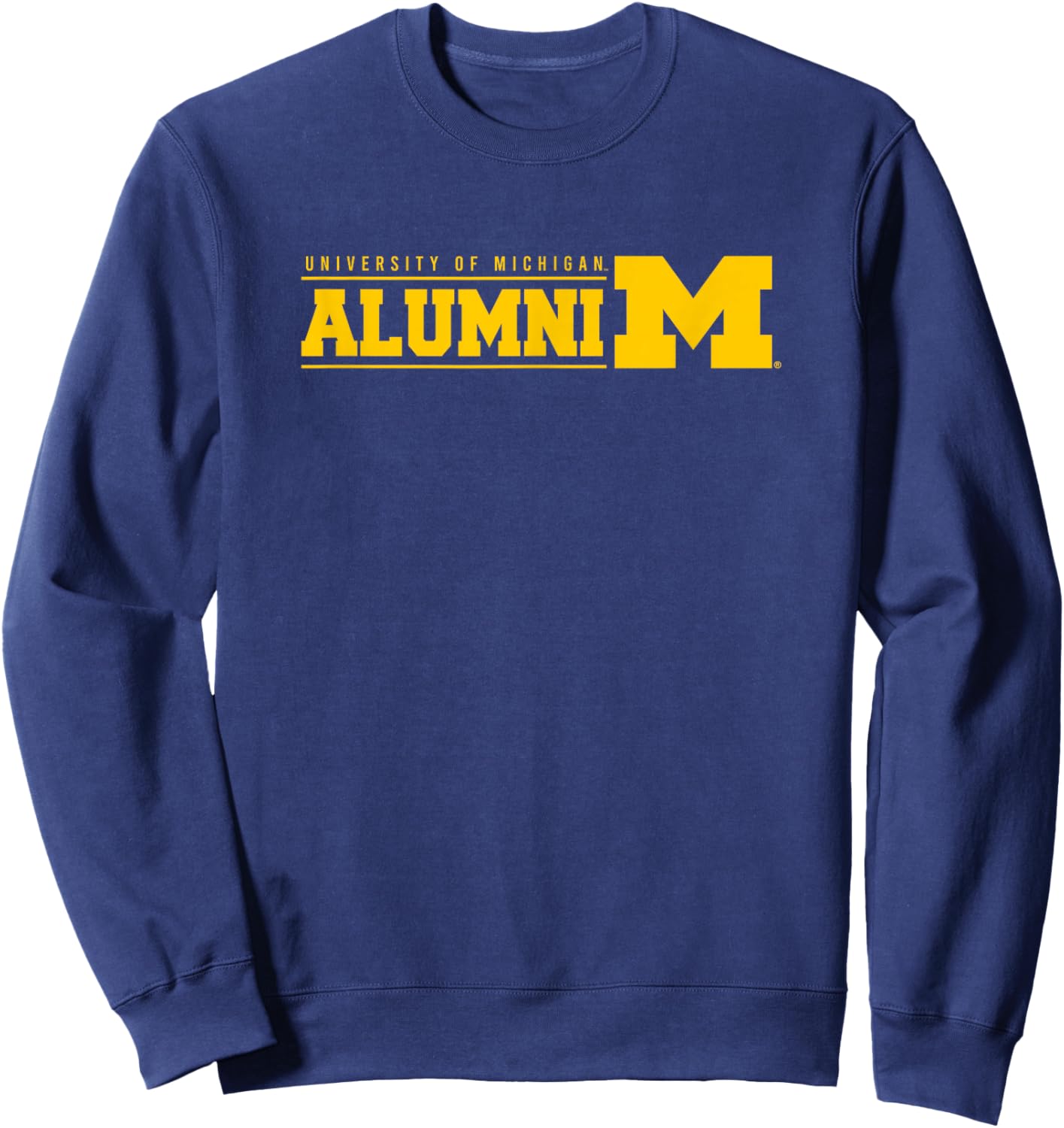 University of Michigan Wolverines Alumni Sweatshirt - Sweatshirt | Navy