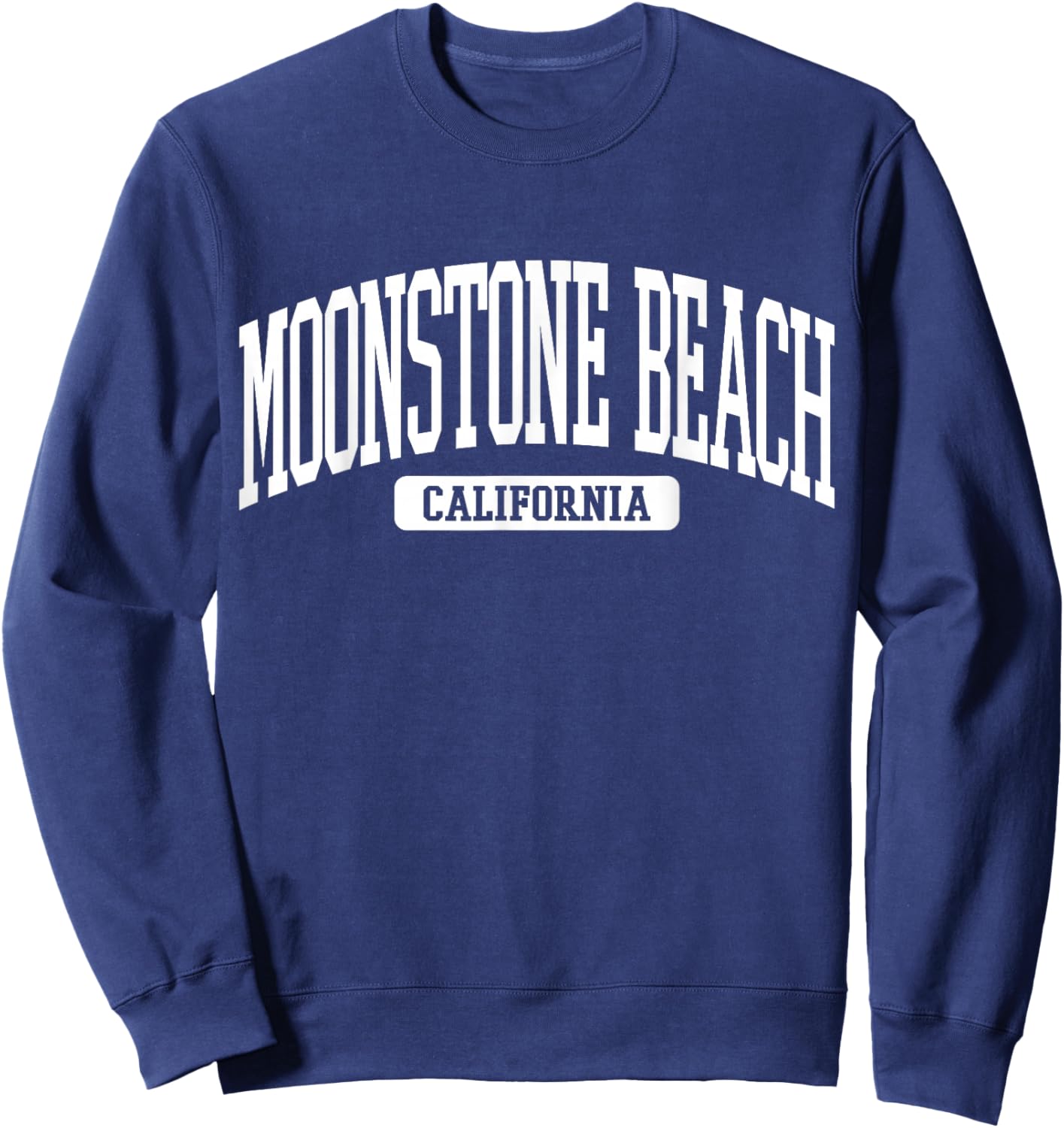 Moonstone Beach California Souvenir Beach, Retro, Vintage Sweatshirt - Sweatshirt | Navy