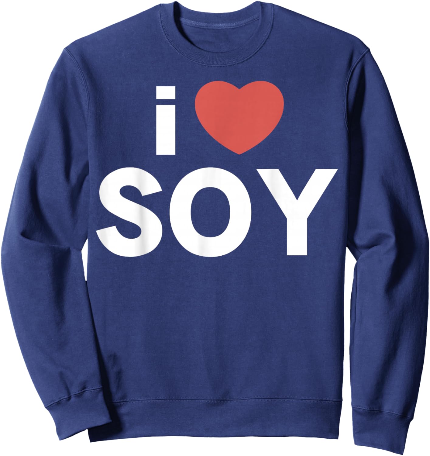 I Love Heart Soy Sweatshirt - Sweatshirt | Navy