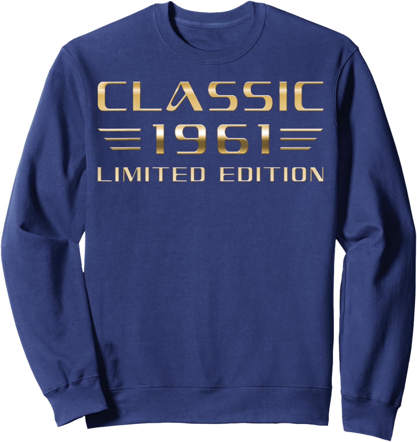 Classic 1961 Limited Edition Classic Car 65th Birthday Sweatshirt - Sweatshirt | Navy