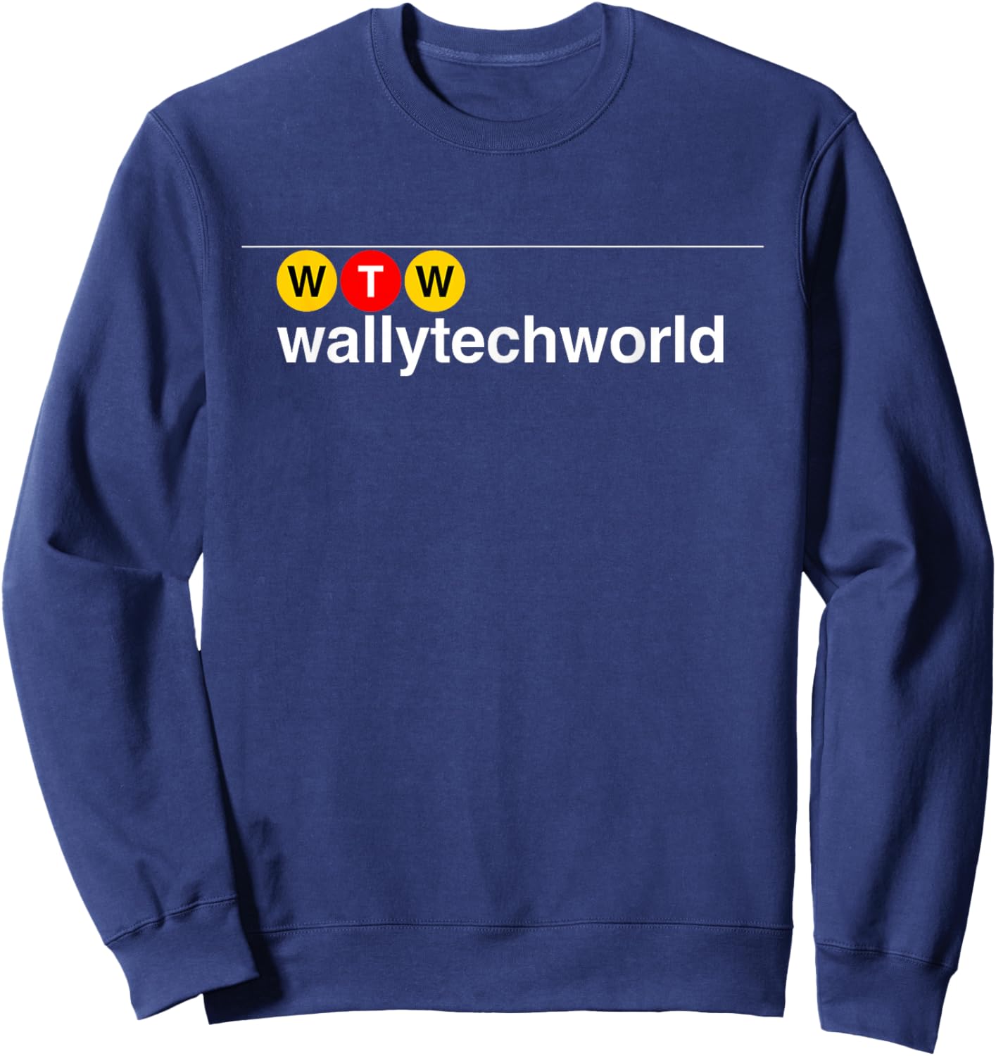 Wallytechworld Sweatshirt - Sweatshirt | Navy