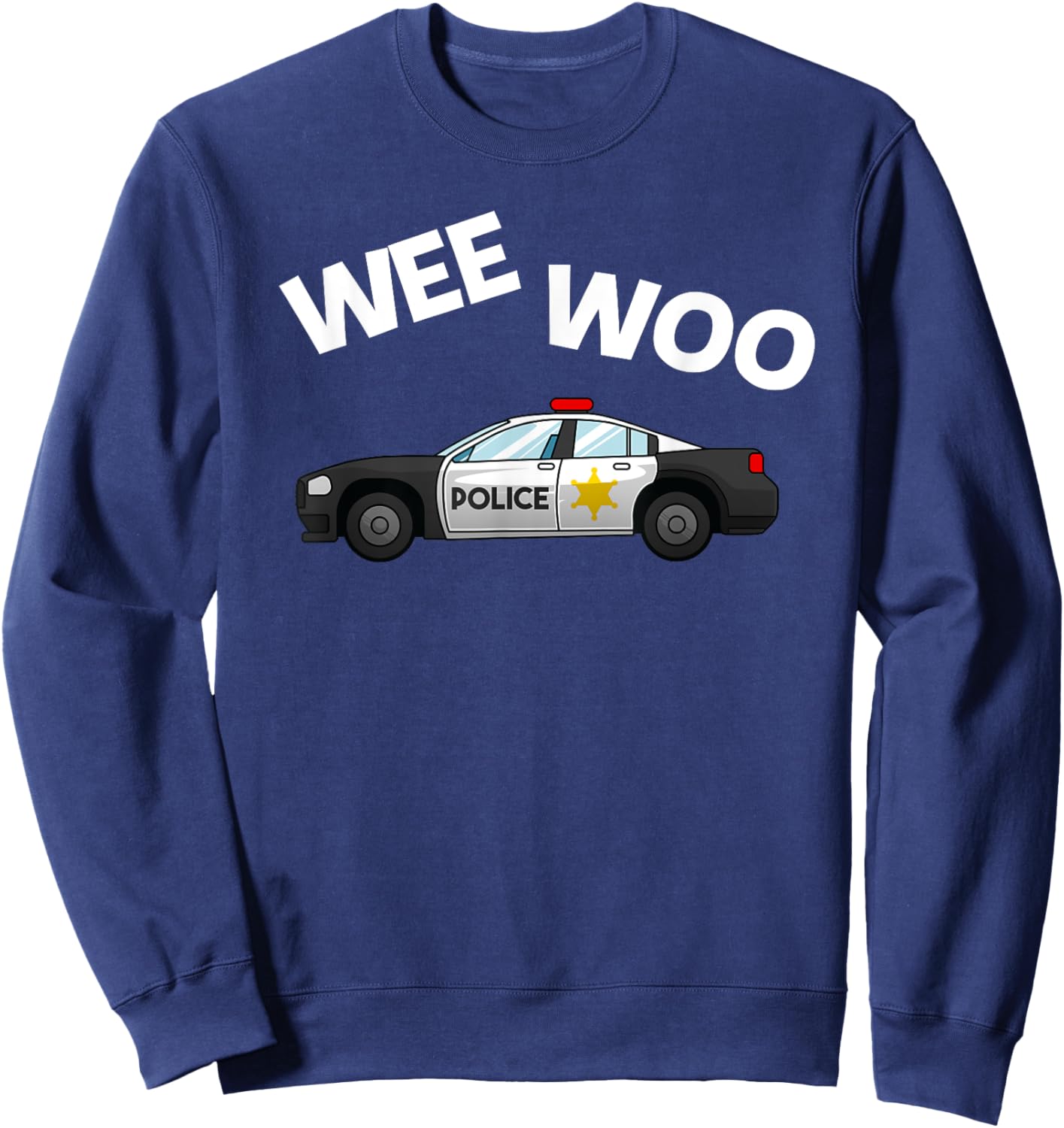 Cool Police Officer Design For Boys Kids Toddler Cop Police Sweatshirt - Sweatshirt | Navy